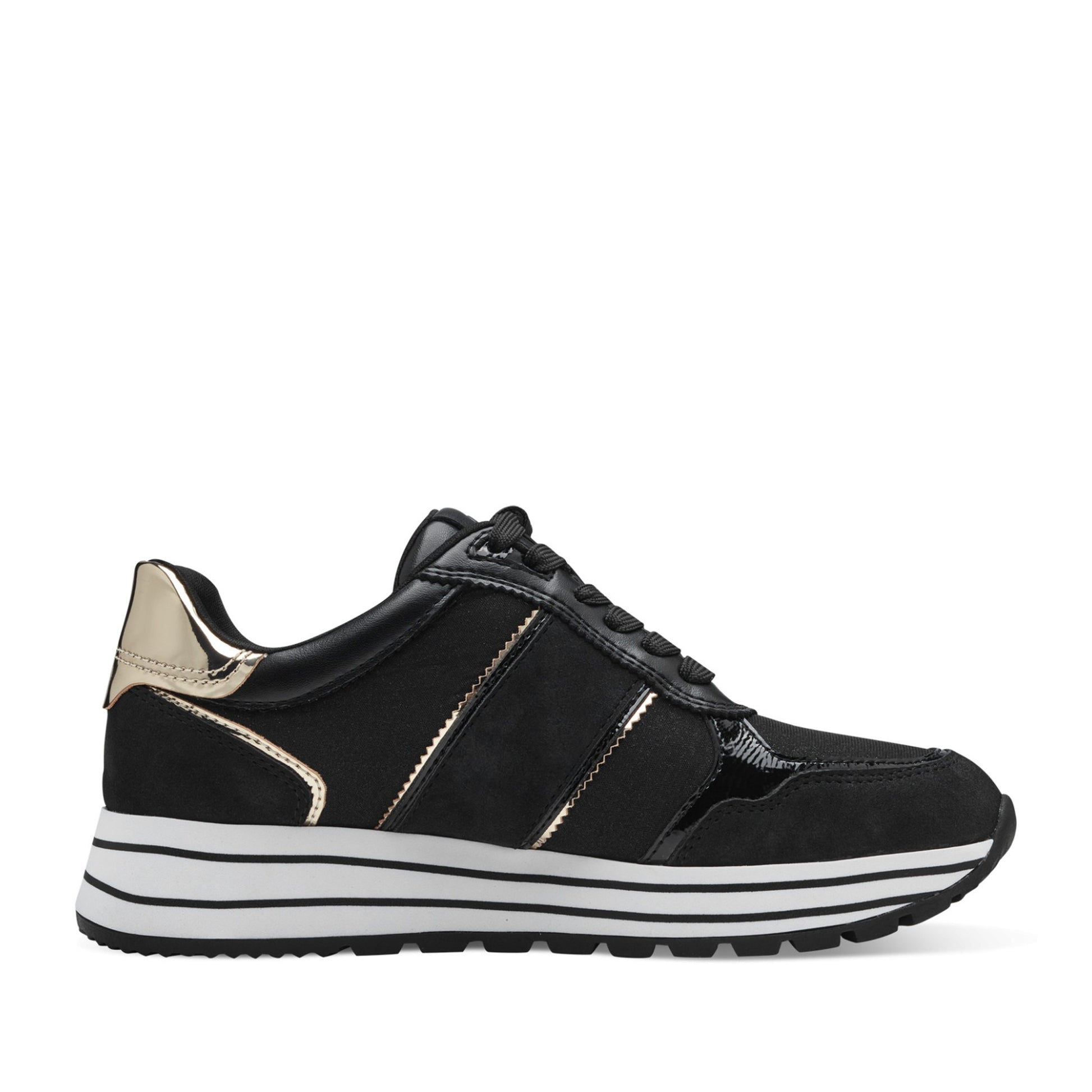 Women's Black Fashion Sneakers