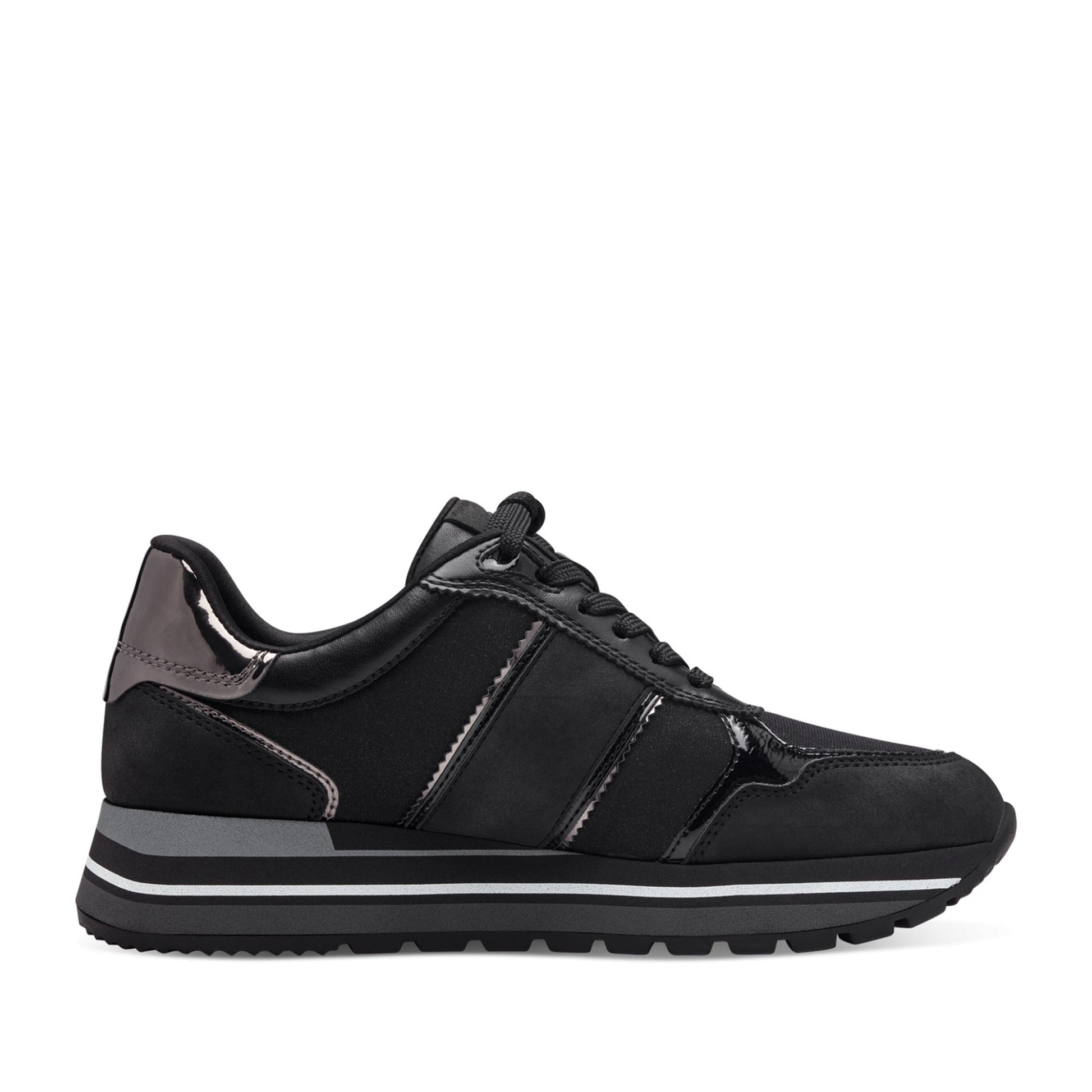 Women's Black Fashion Sneakers