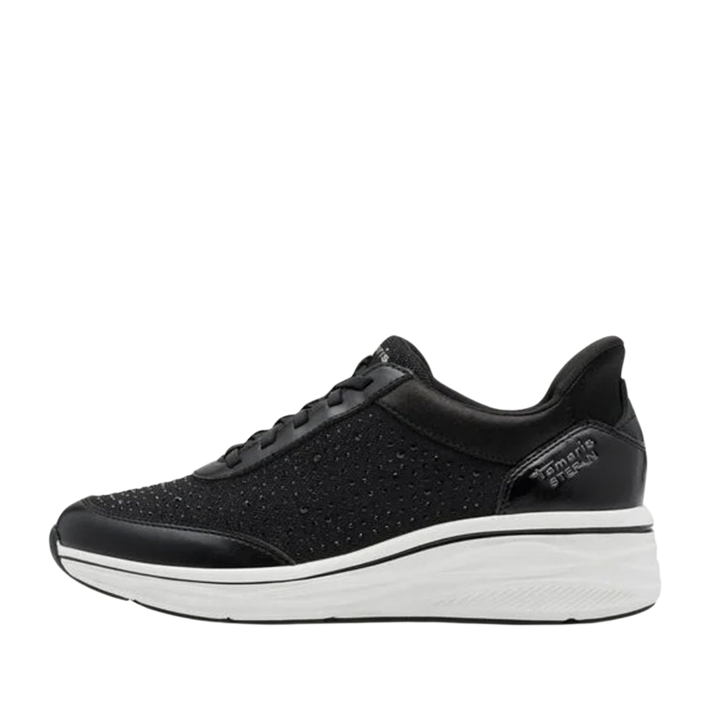 Women's Black Fashion Sneakers