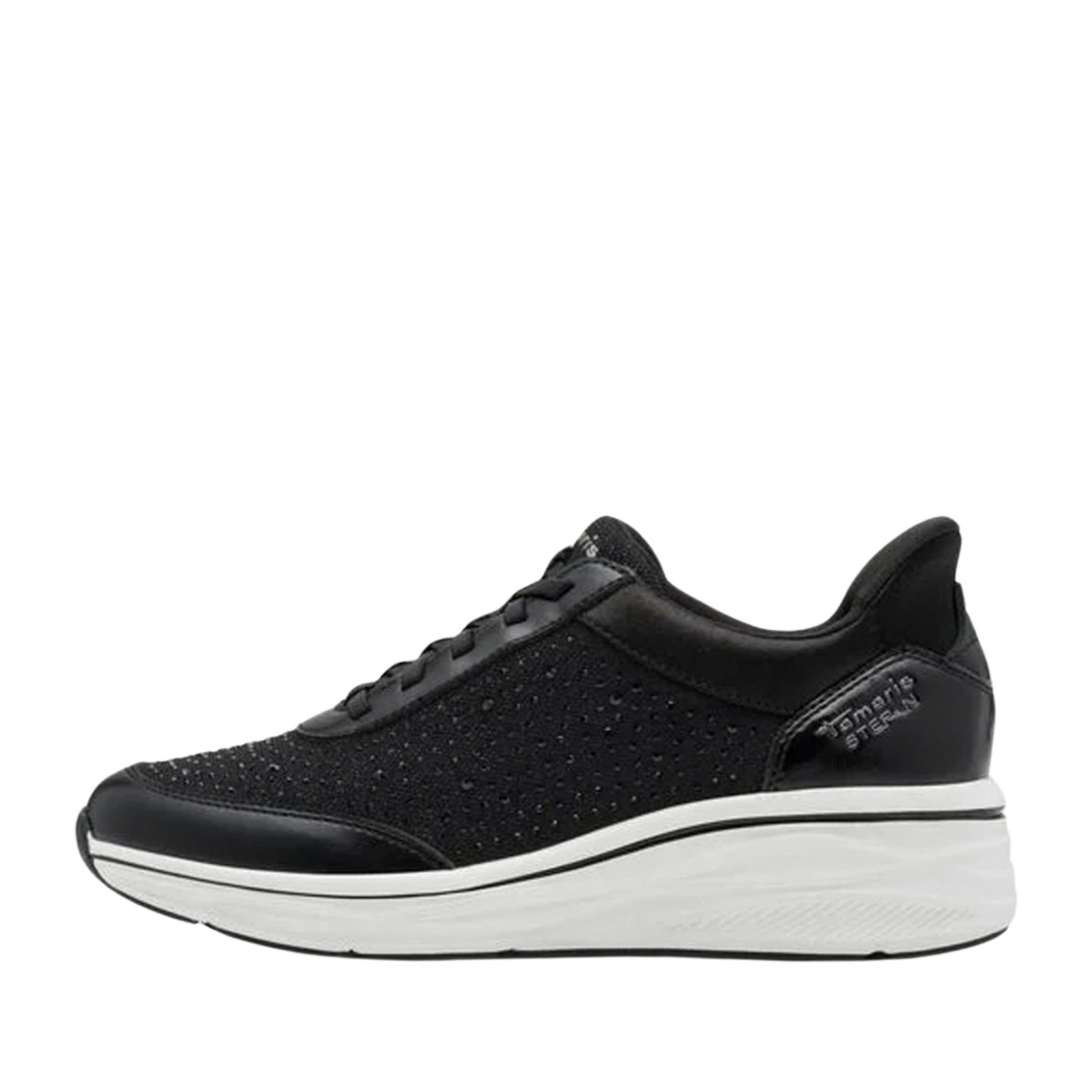 Women's Black Fashion Sneakers