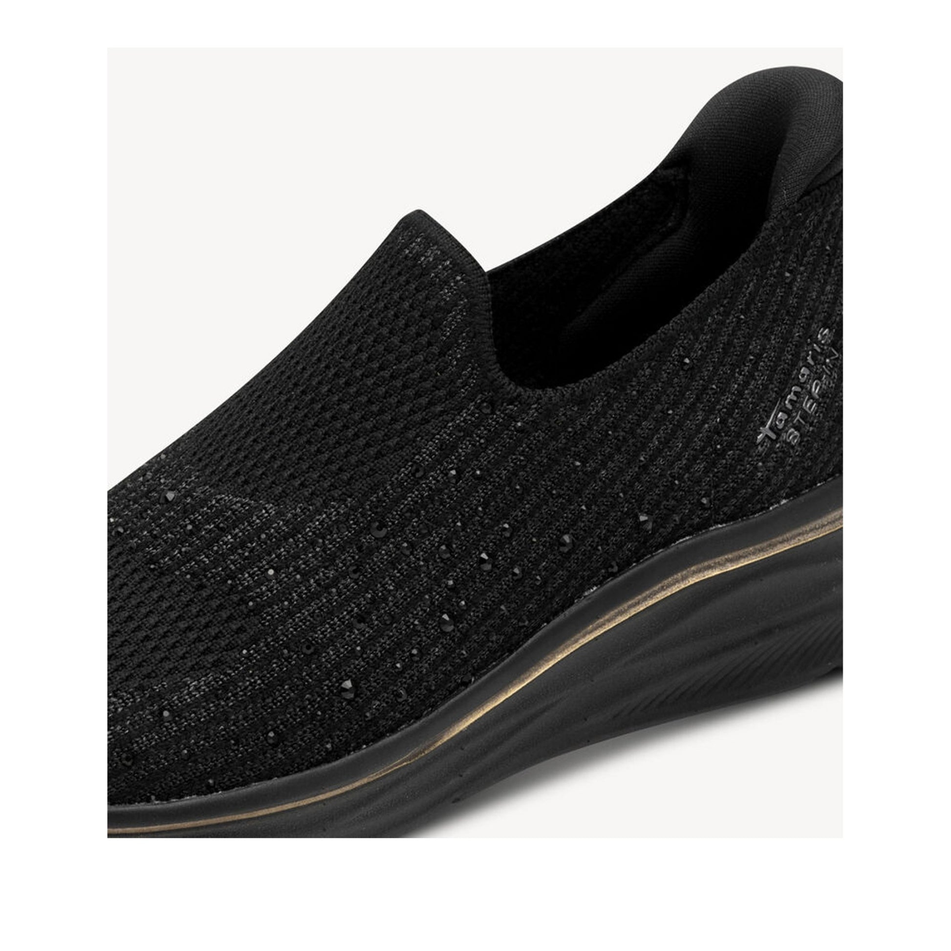 Women's Black Fashion Sneakers