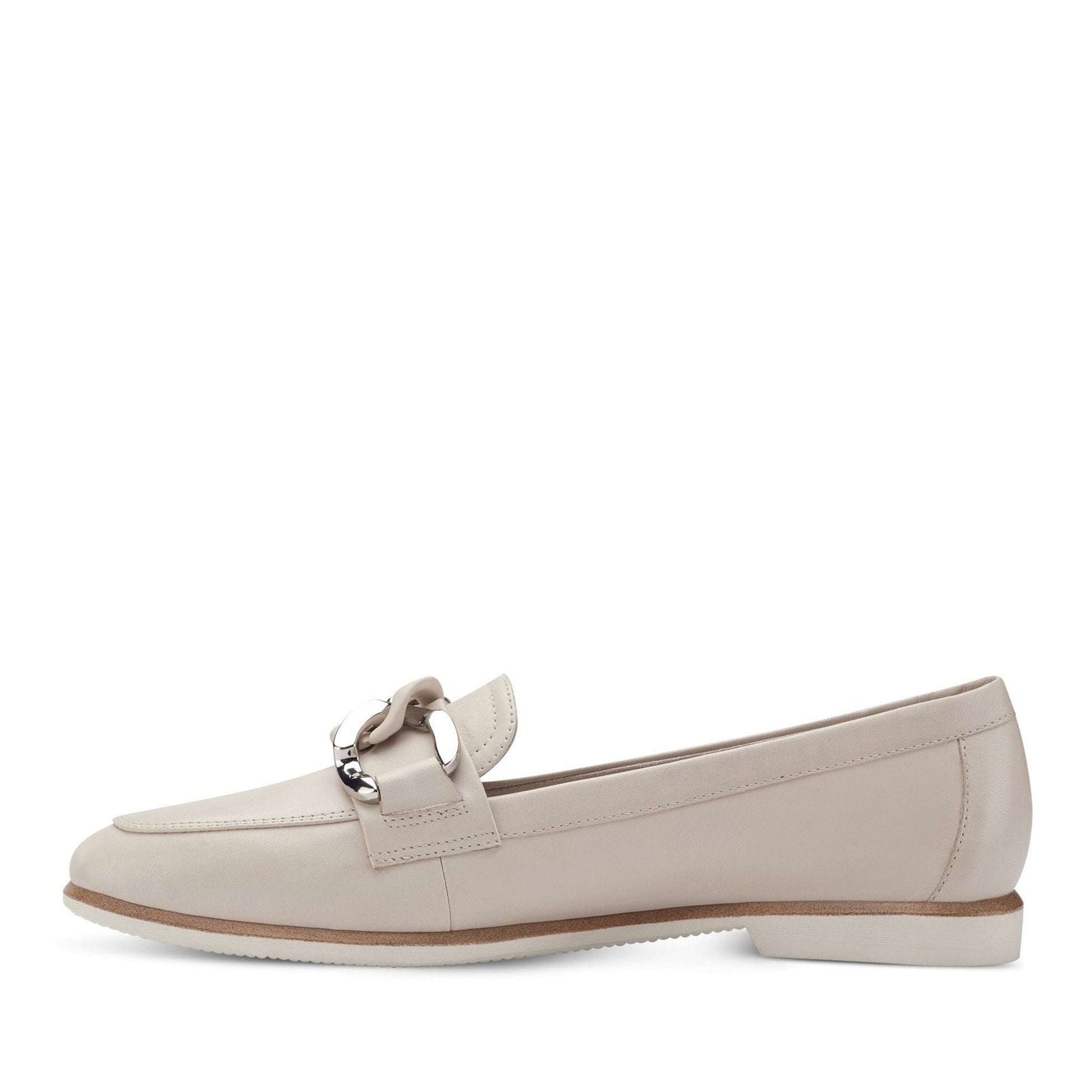 Women's Beige Loafers