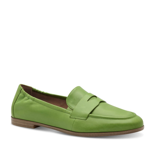 Women's Green Moccasins