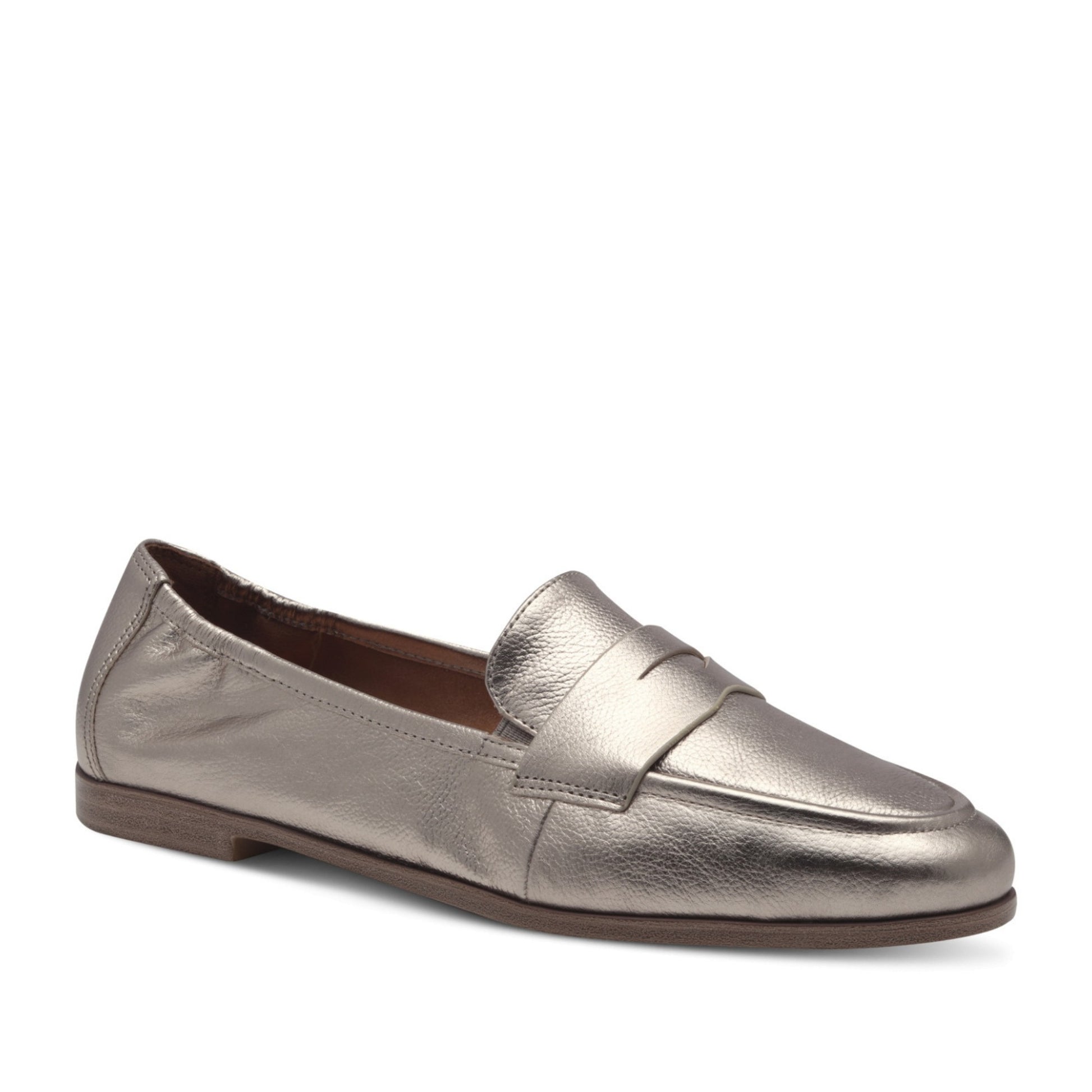 Women's Gray Moccasins