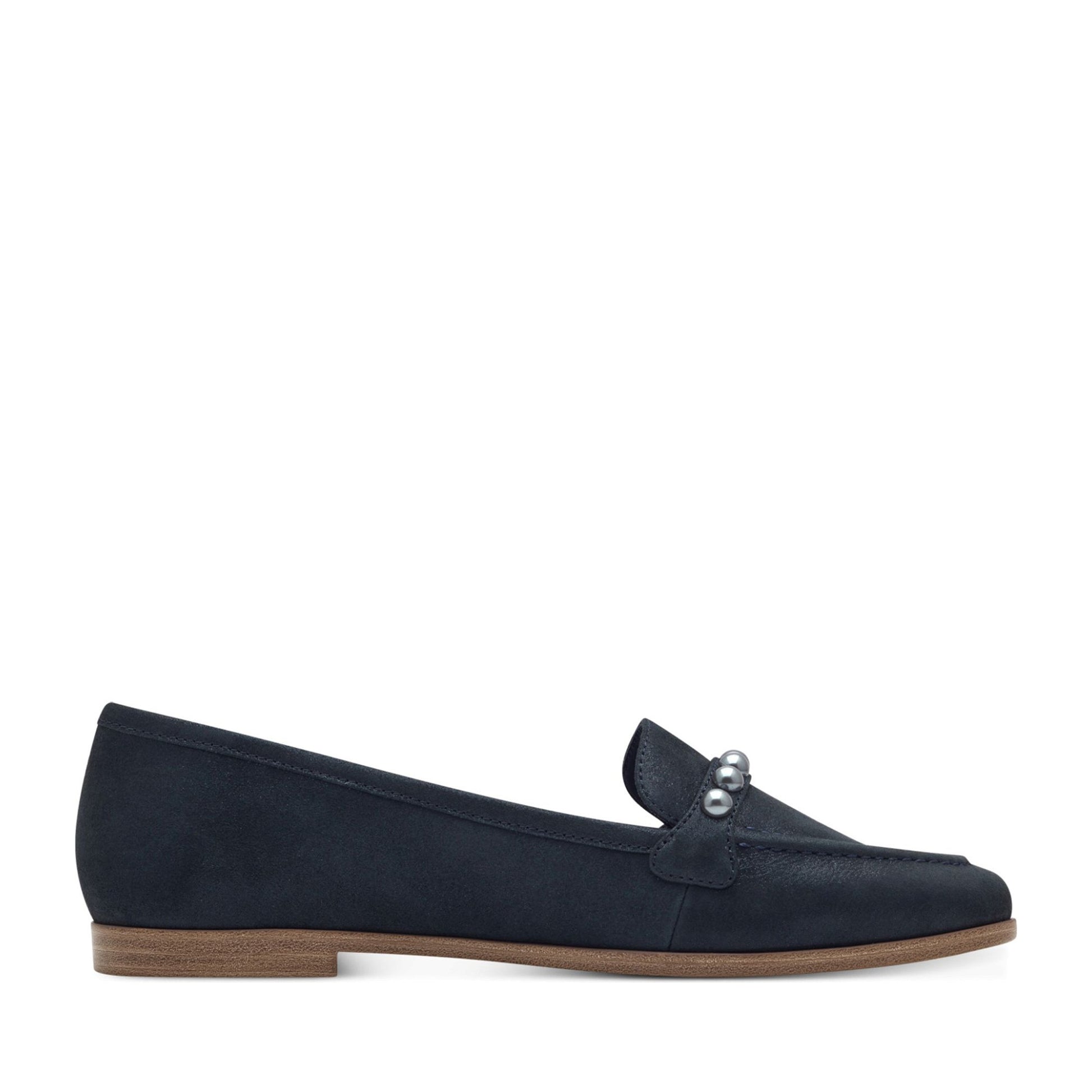 Women's Blue Moccasins