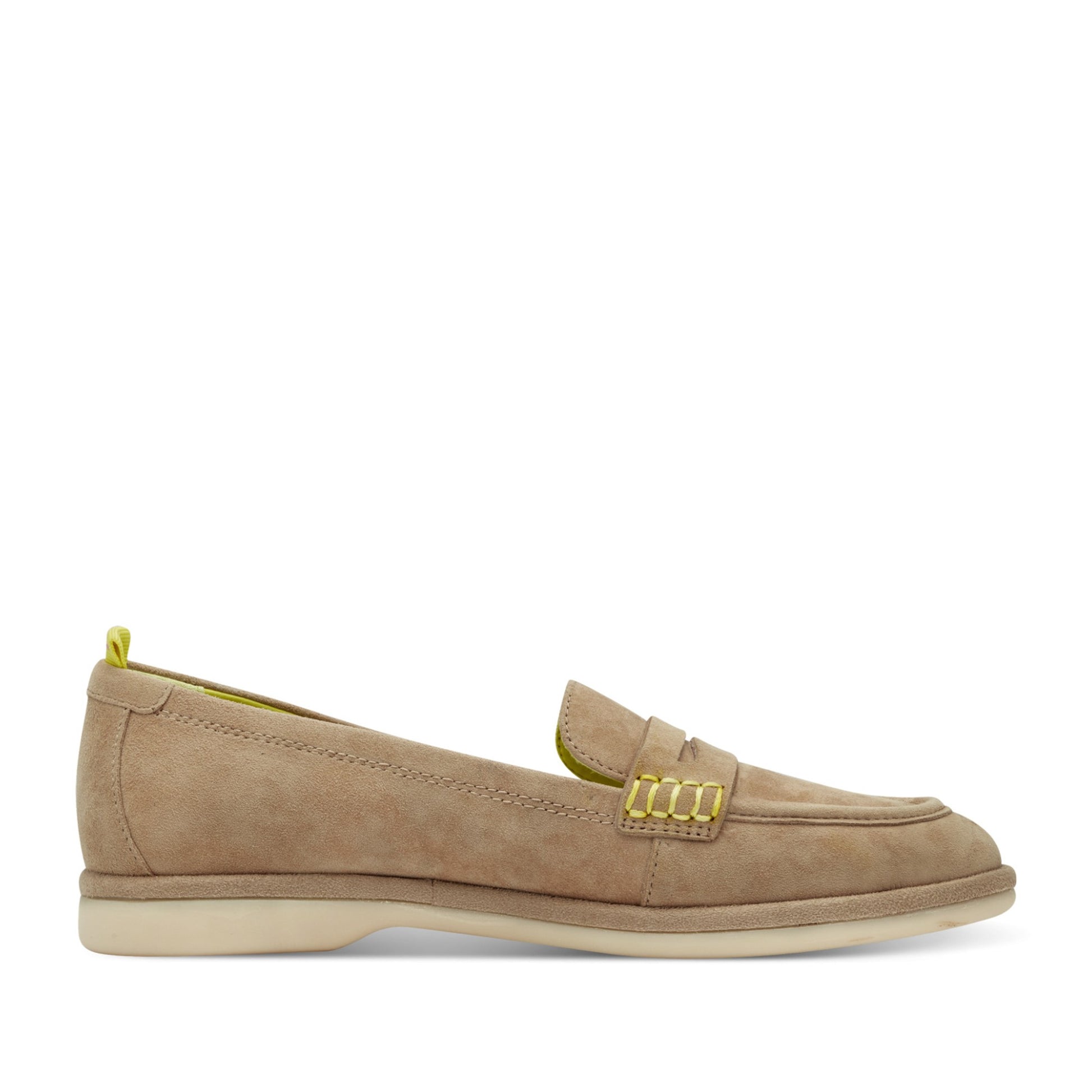 Women's Beige Moccasins