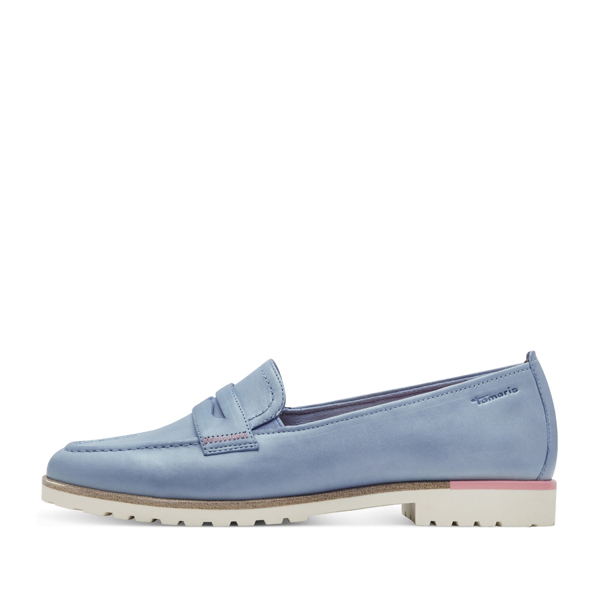 Women's Blue Moccasins