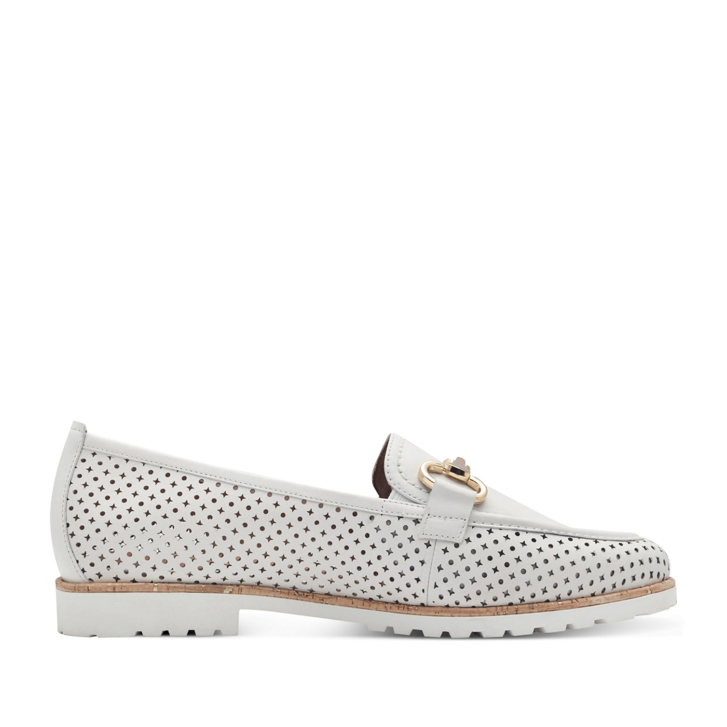 Women's White Moccasins