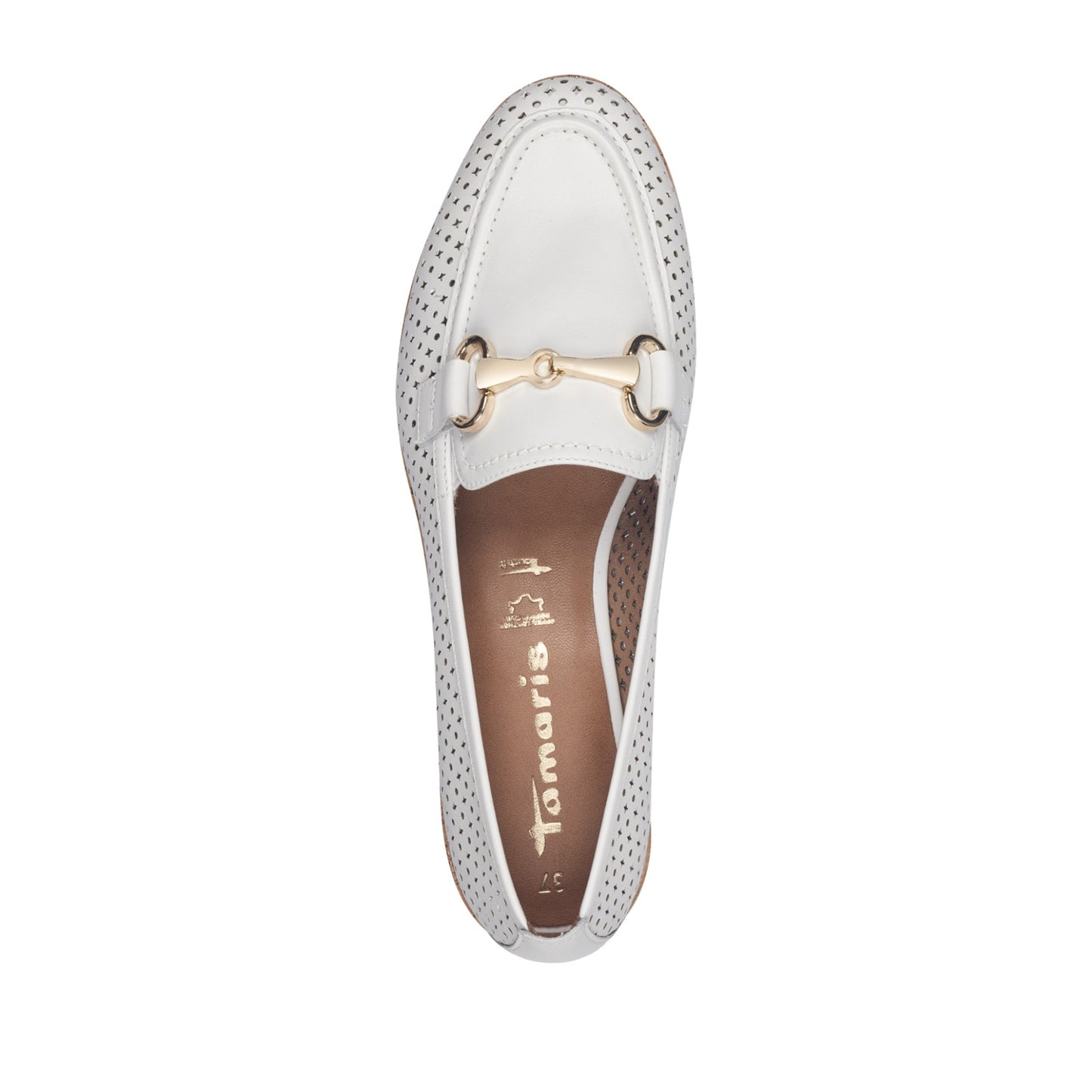 Women's White Moccasins