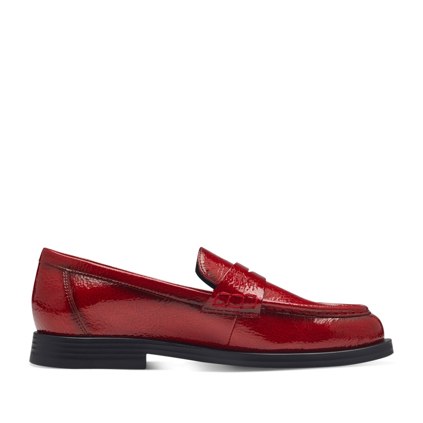 Women's Red Loafers