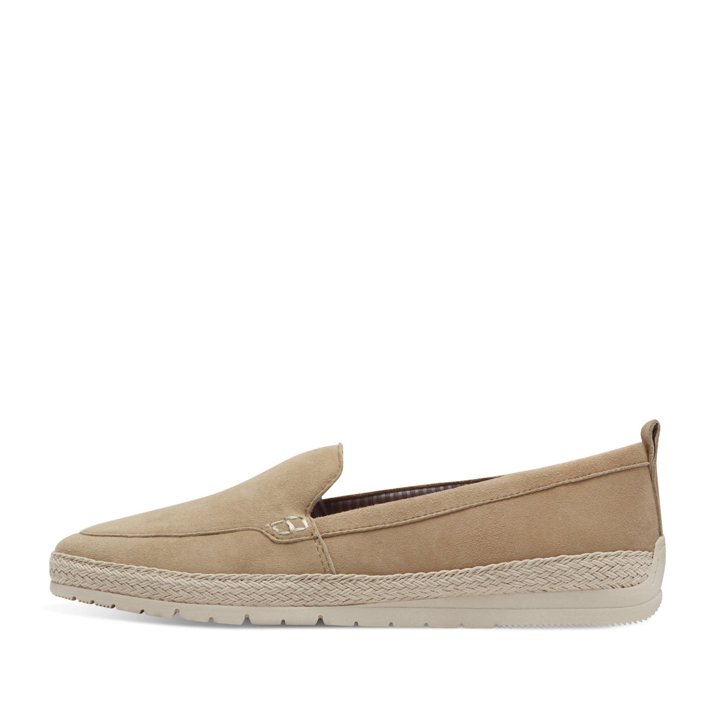 Women's Beige Moccasins