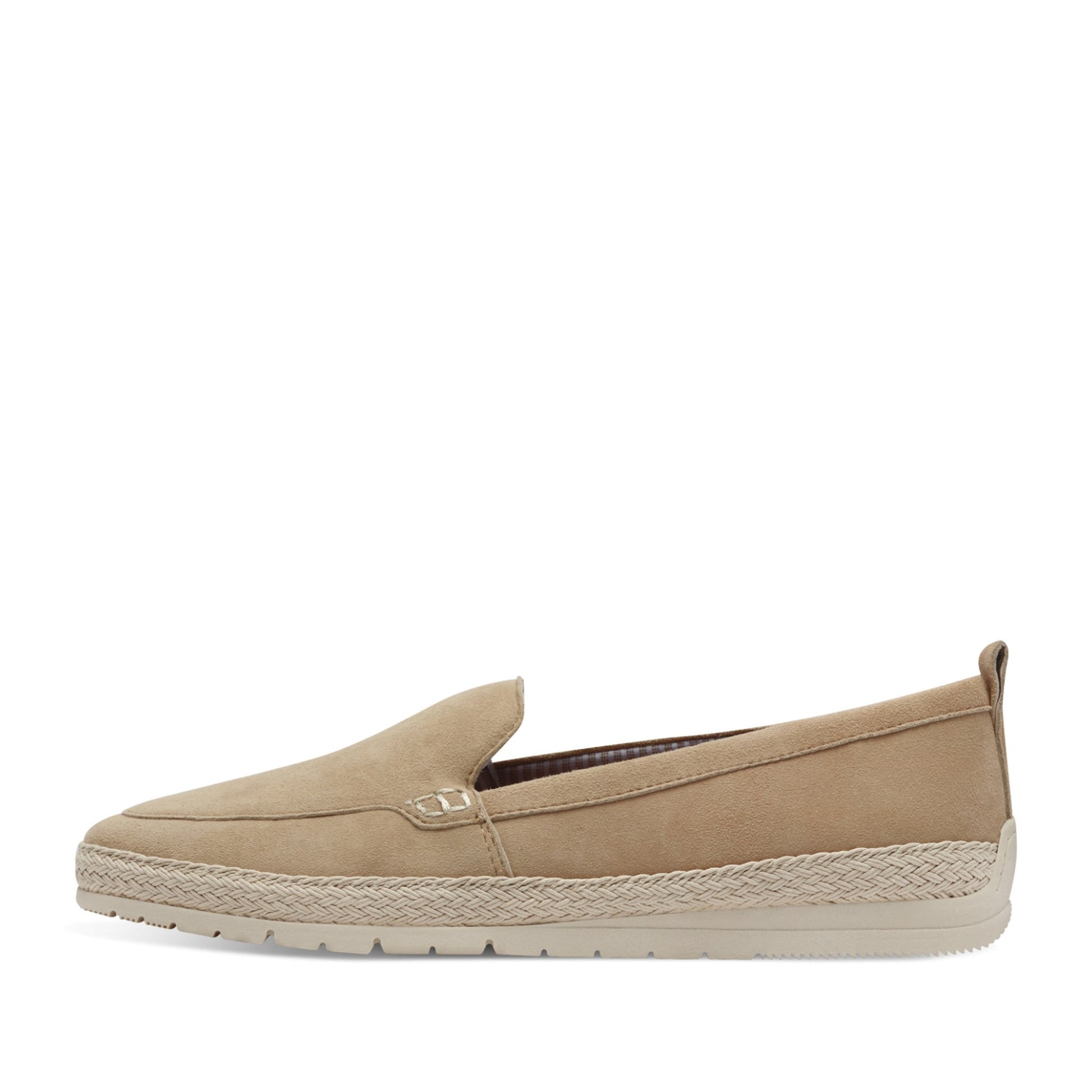 Women's Beige Moccasins