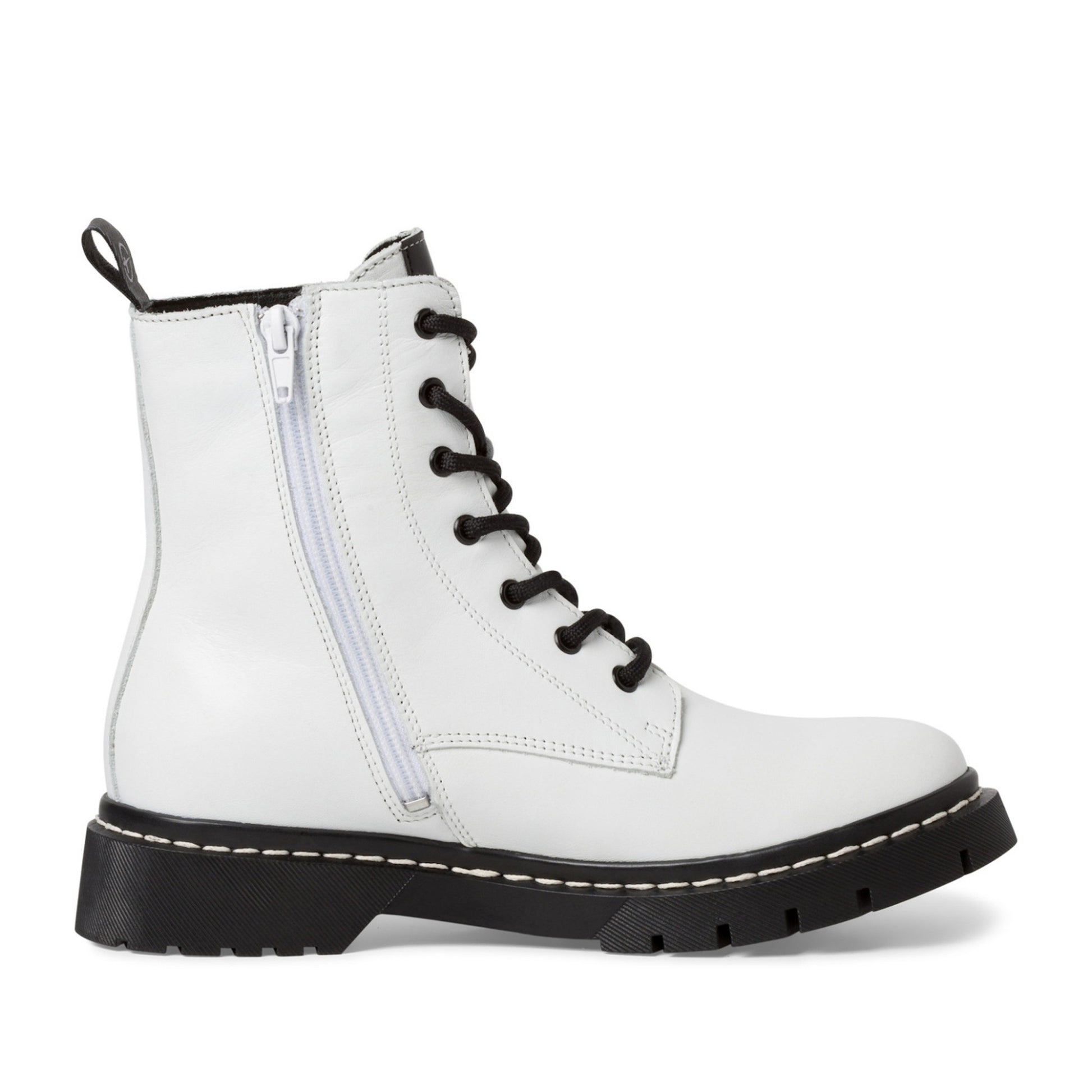 Women's White Ankle Boots