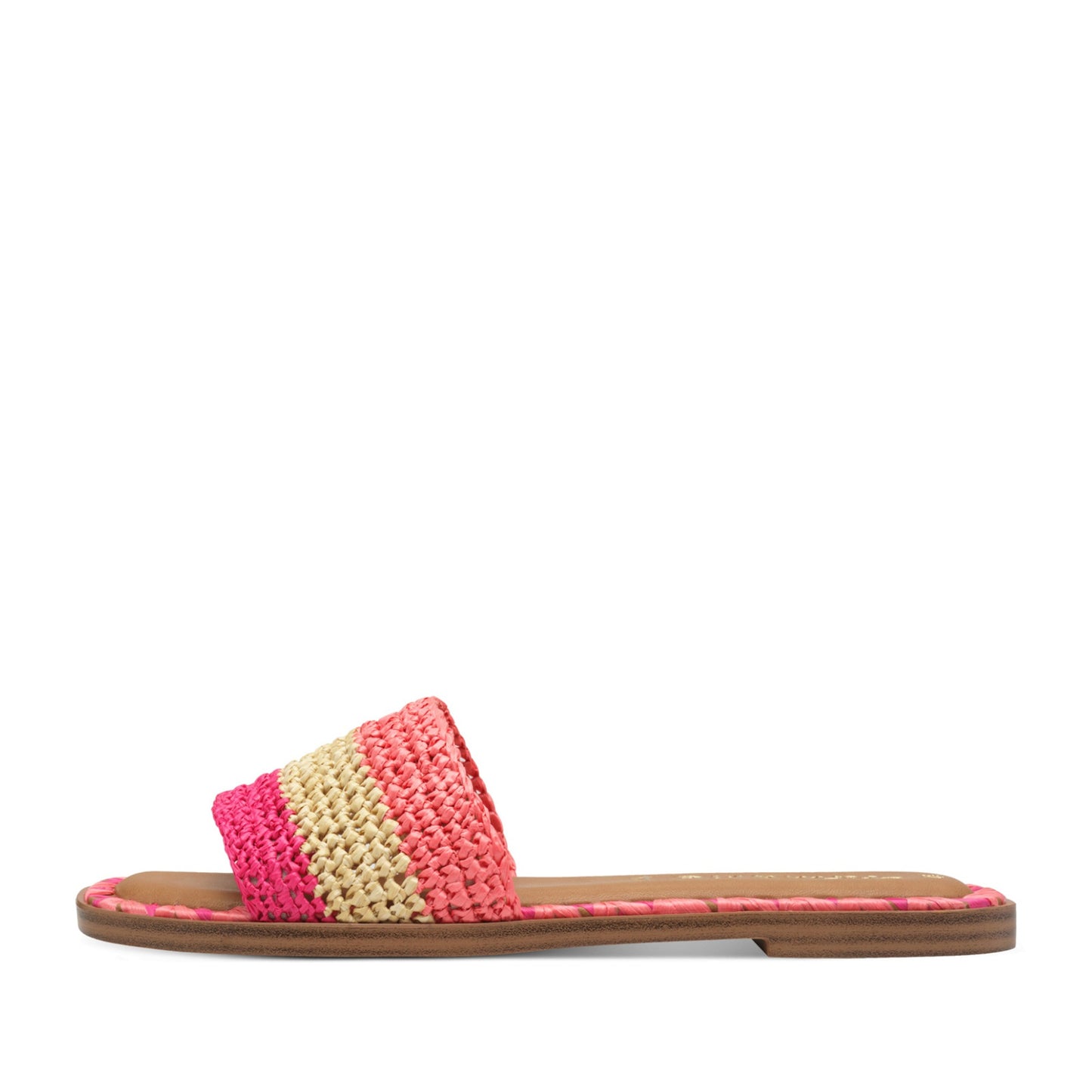 Women's Multicolor Open-Toe Slippers