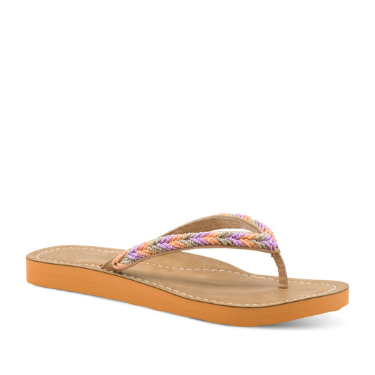 Women's Orange Flip Flops