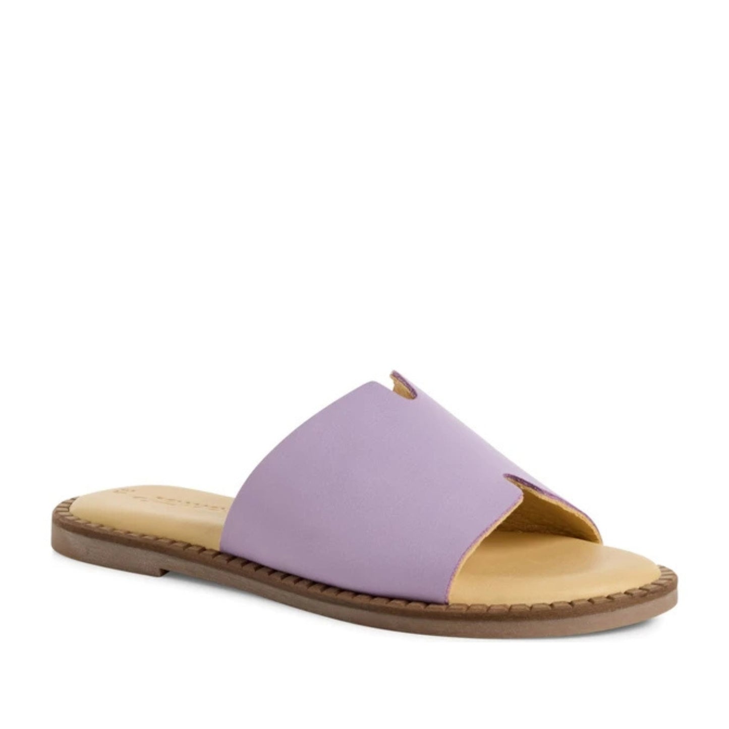 Women's Purple Open-Toe Slippers