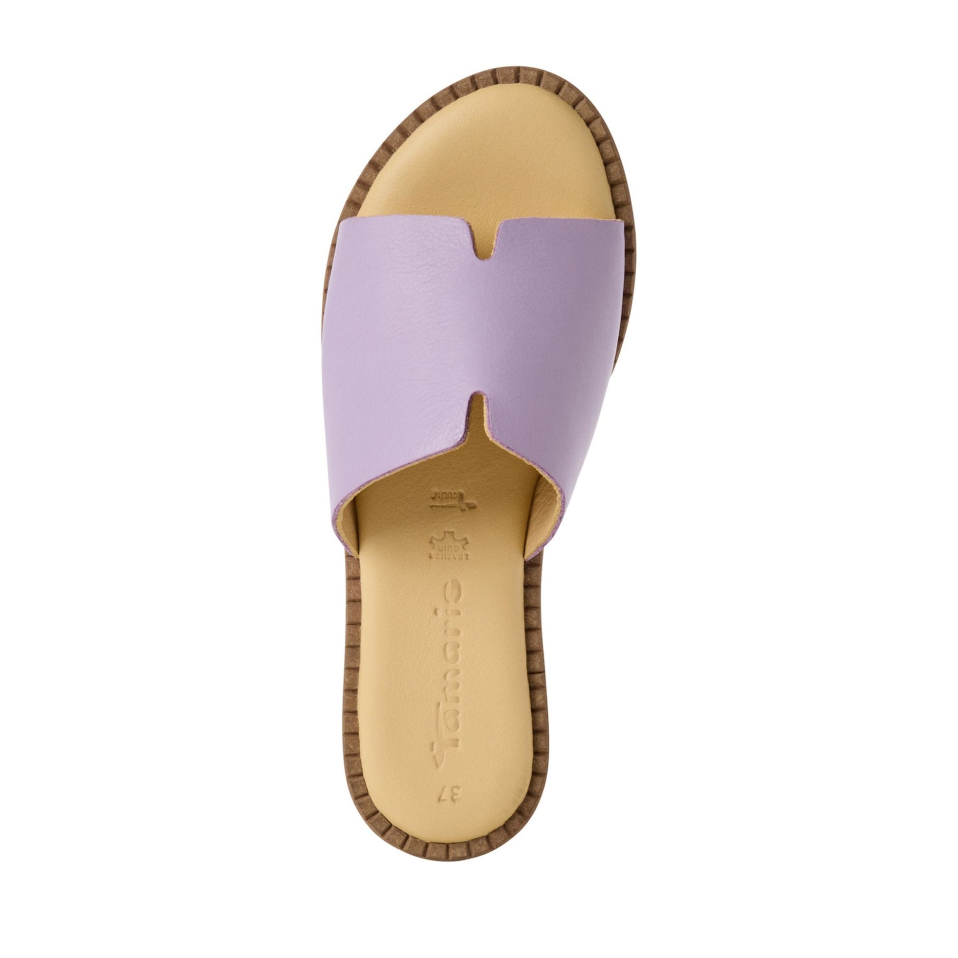 Women's Purple Open-Toe Slippers