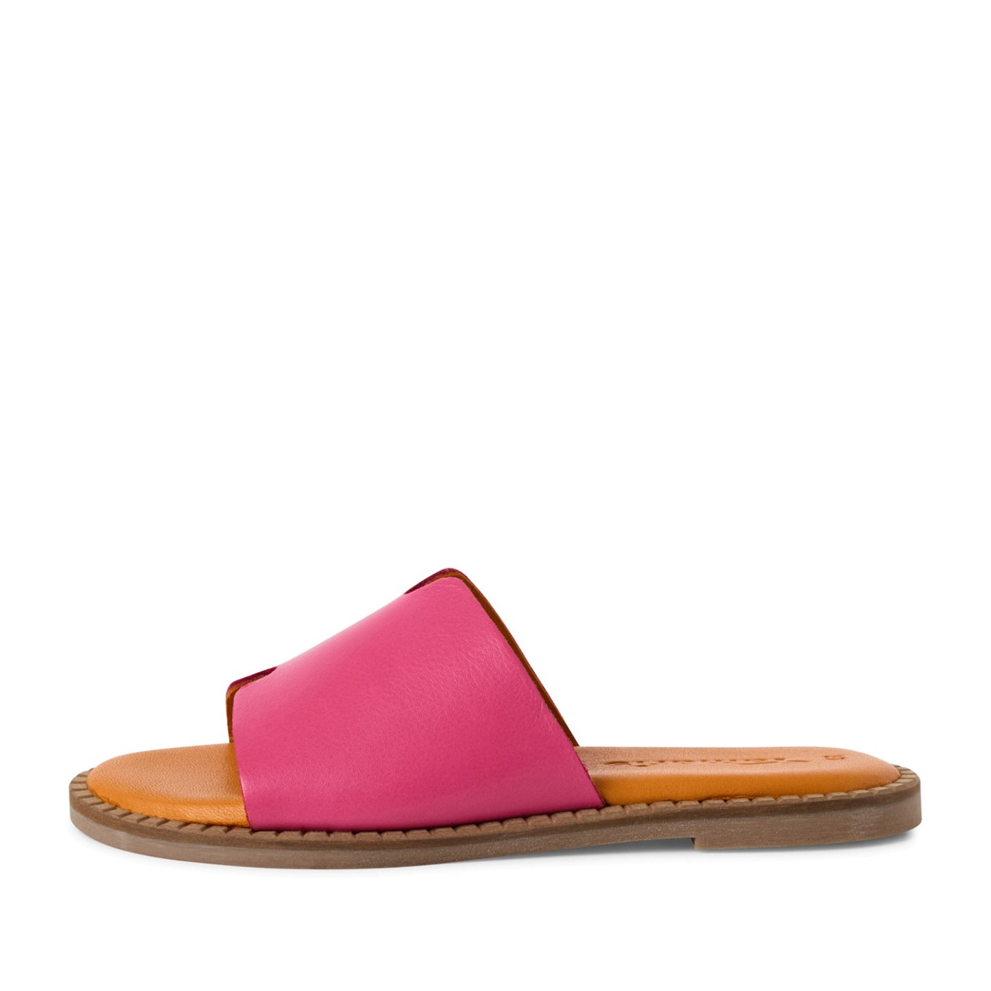 Women's Pink Open-Toe Slippers