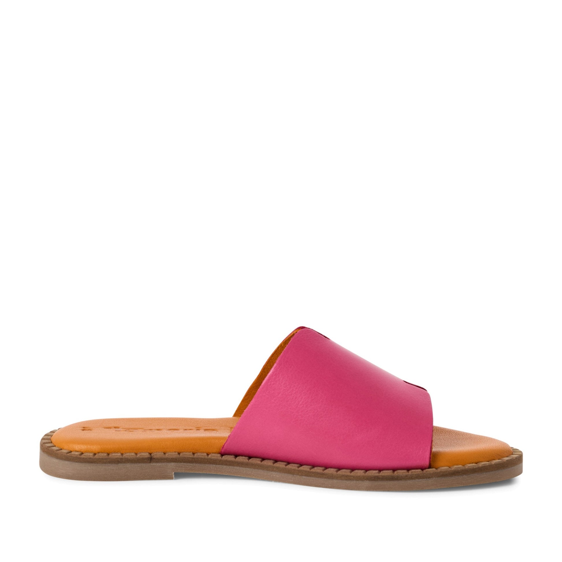 Women's Pink Open-Toe Slippers