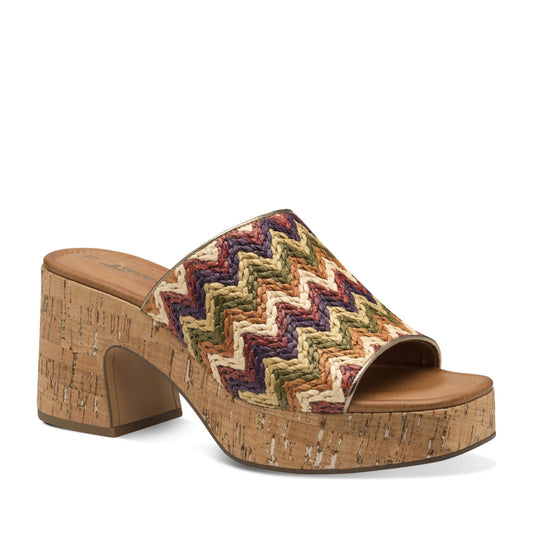 Women's Multicolor Mule Slippers