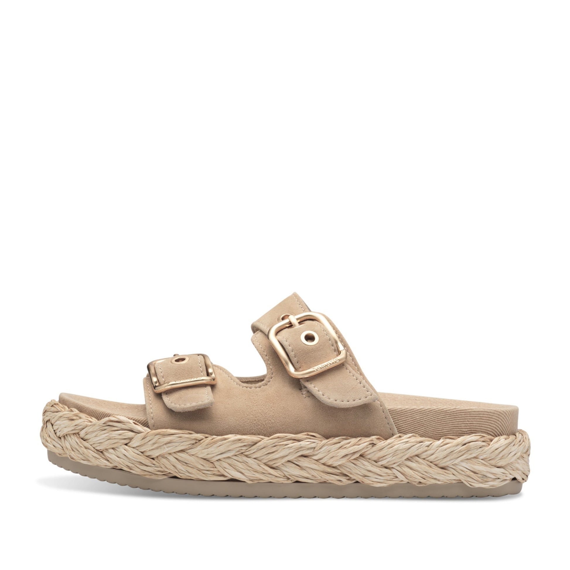 Women's Beige Mule Slippers