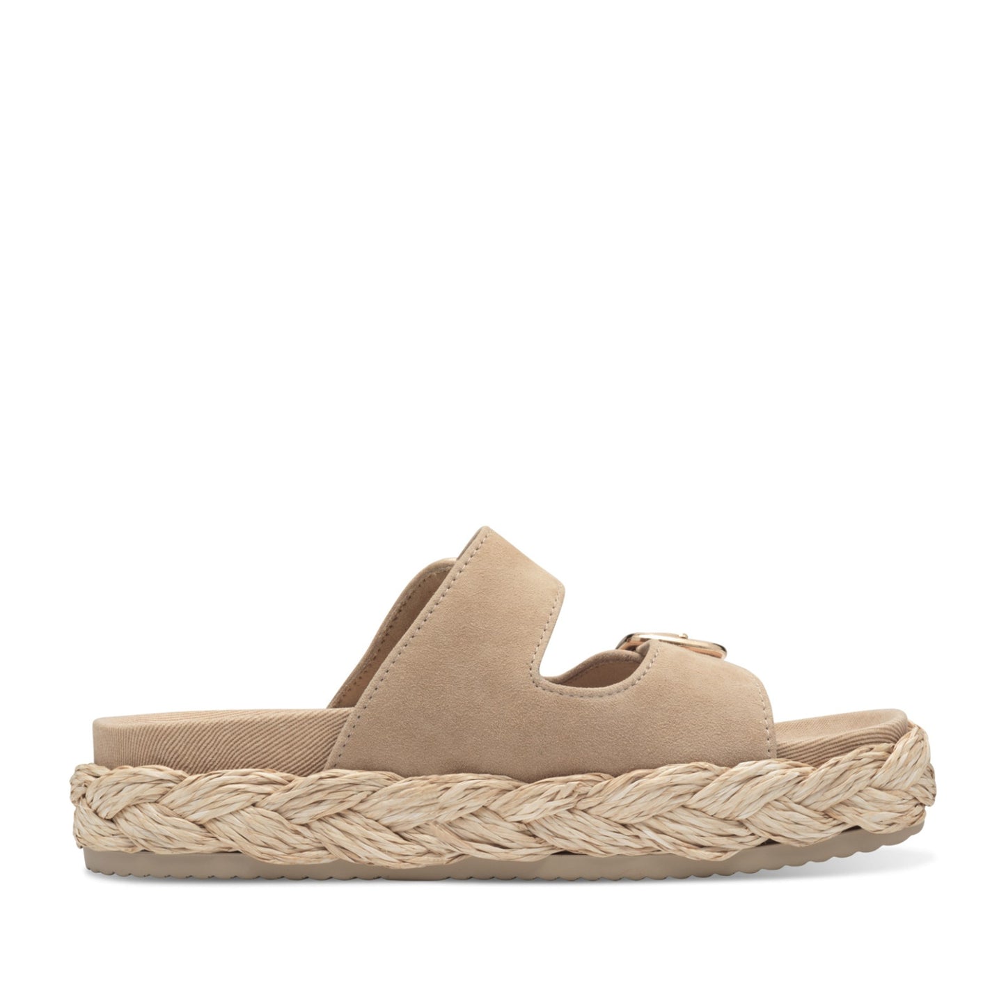 Women's Beige Mule Slippers