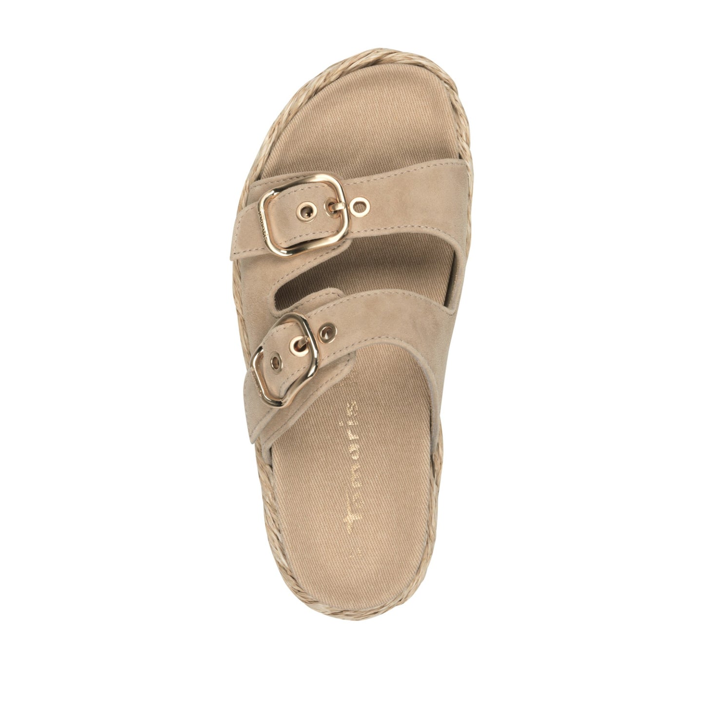 Women's Beige Mule Slippers