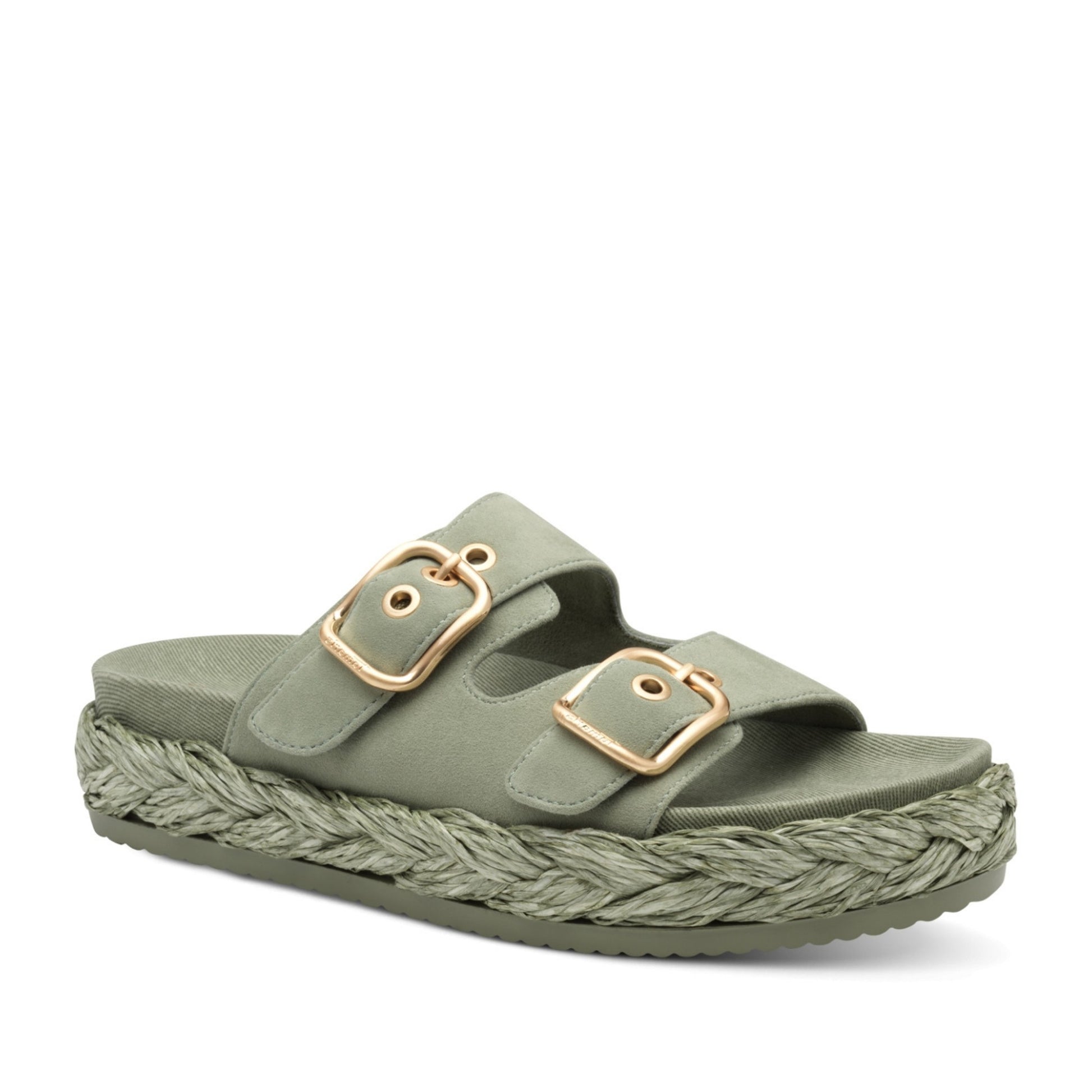 Women's Green Mule Slippers