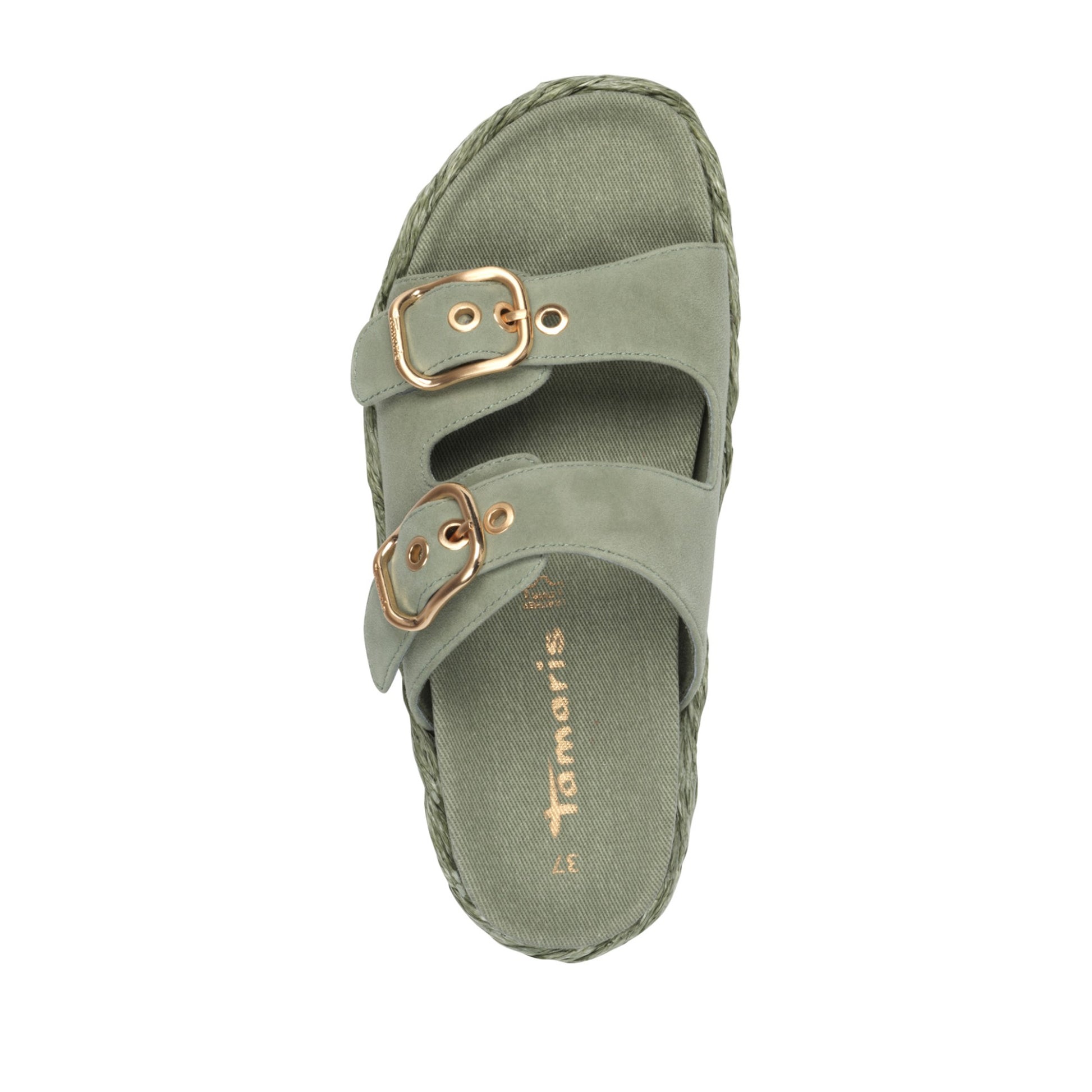 Women's Green Mule Slippers