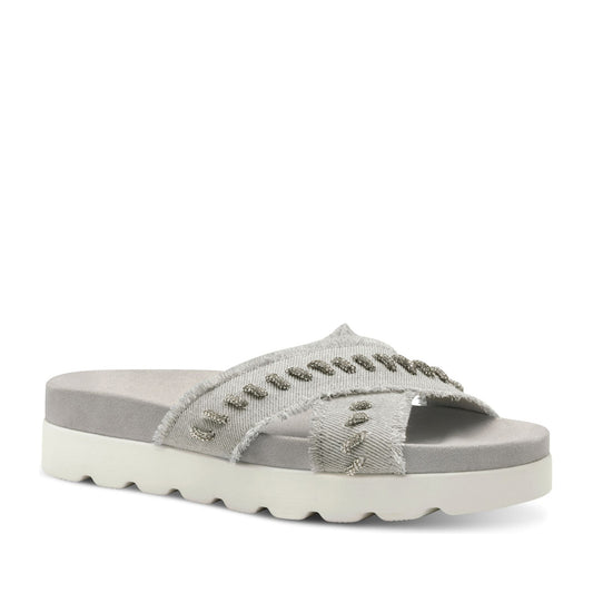 Women's Gray Slippers