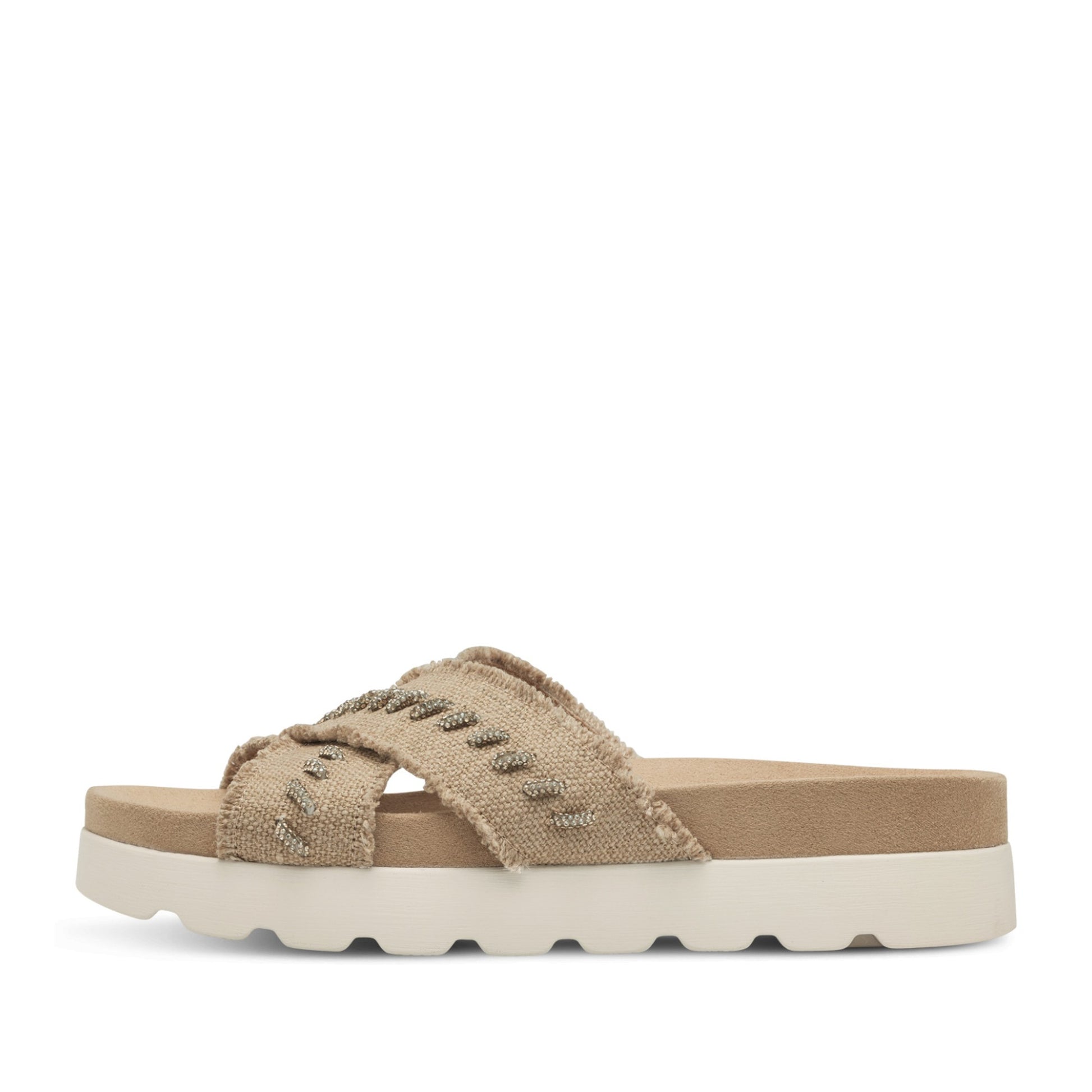 Women's Beige Slippers