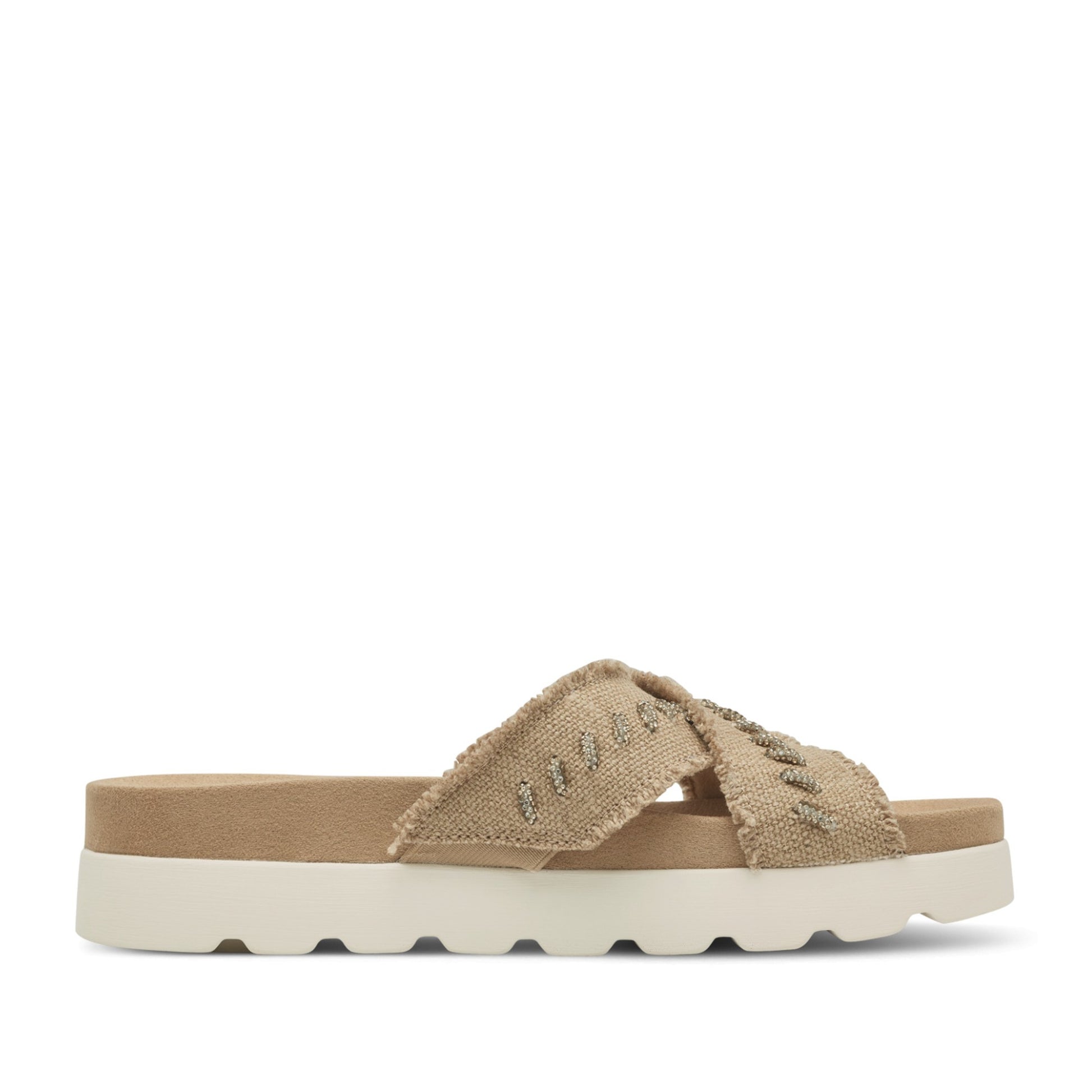 Women's Beige Slippers