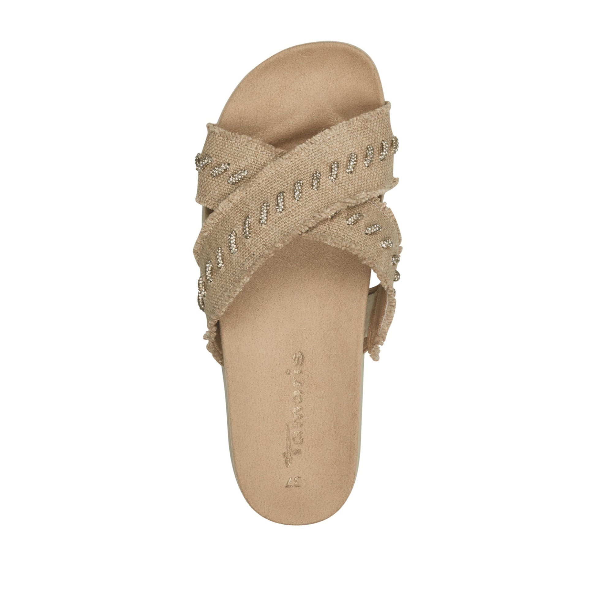 Women's Beige Slippers