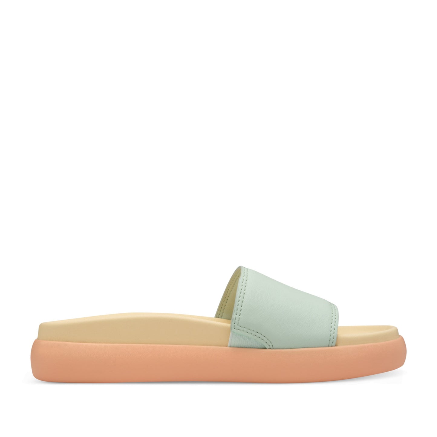 Women's Blue Open-Toe Slippers