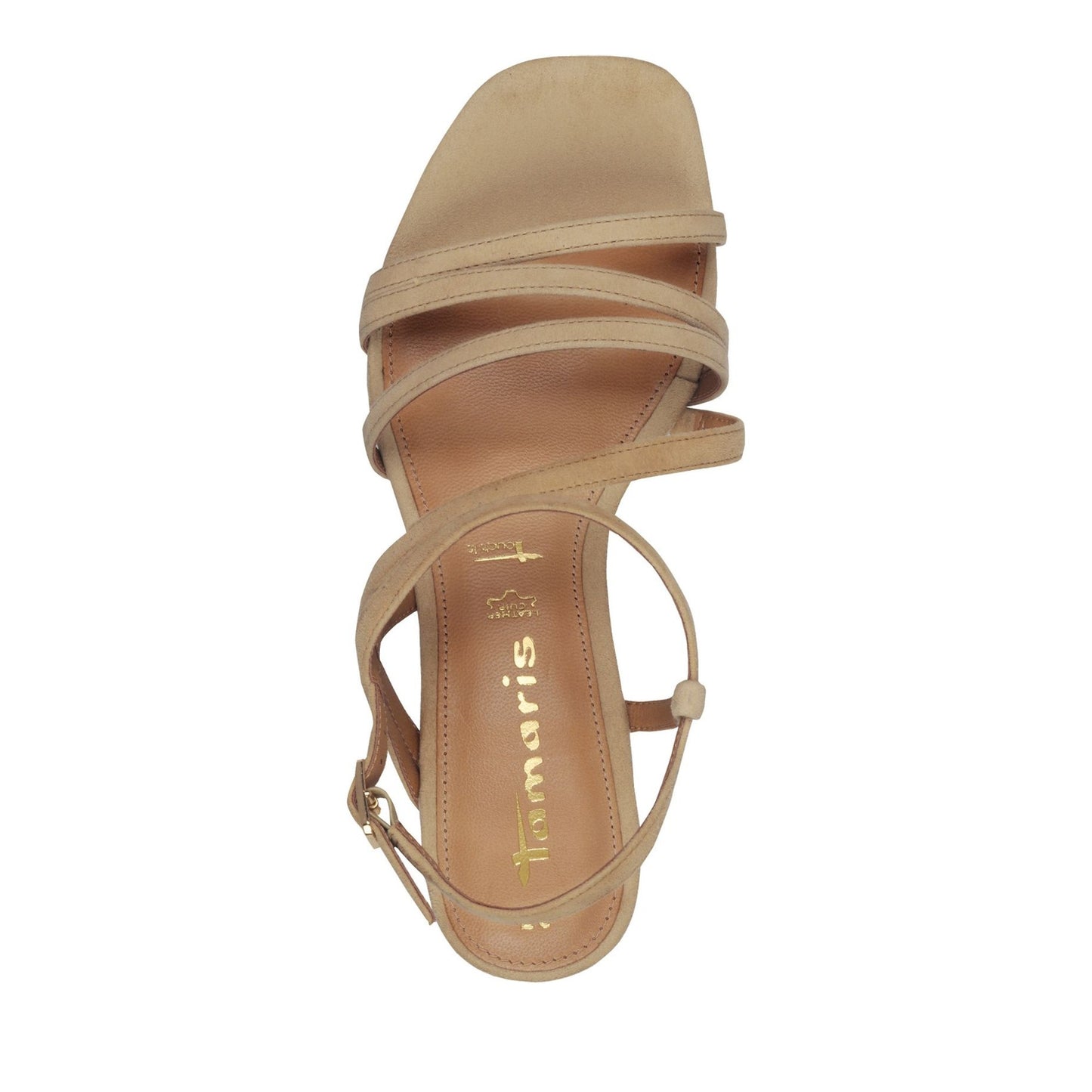 Women's Beige Open-Toe Sandals