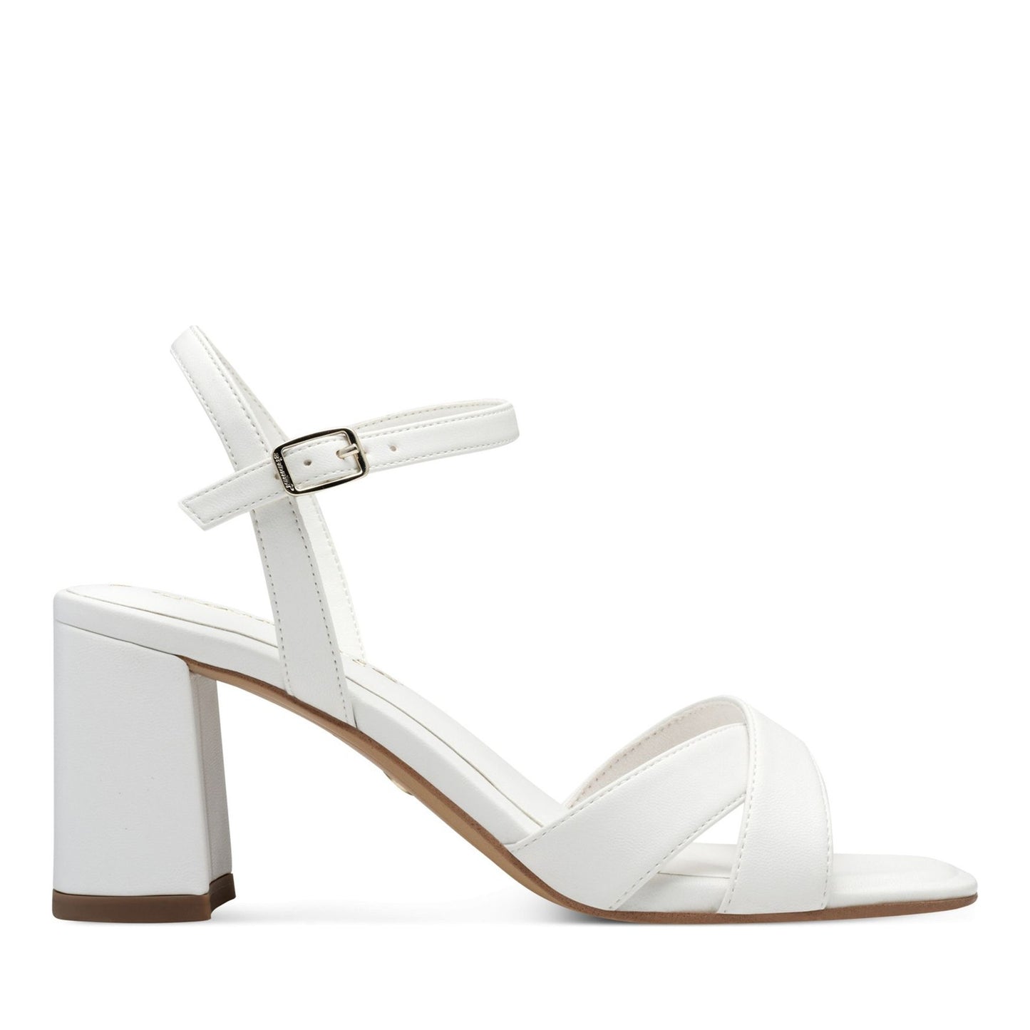 Women's White Open-Toe Sandals