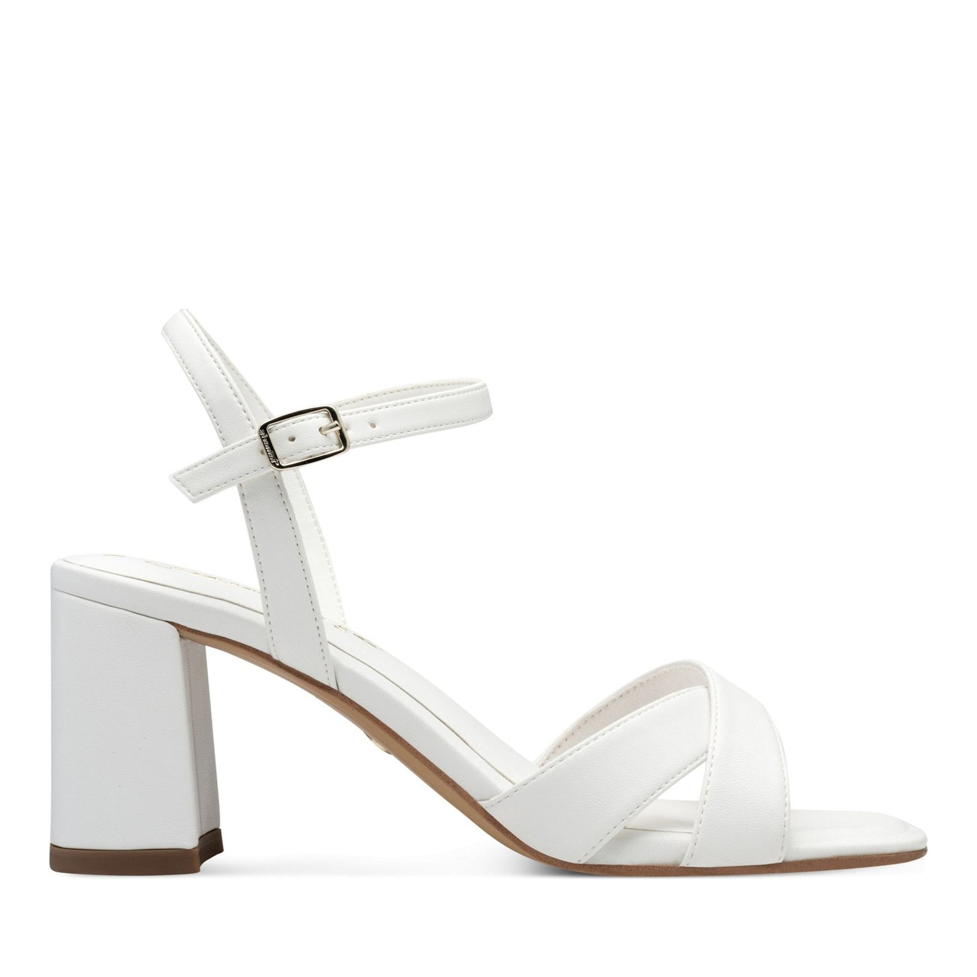 Women's White Open-Toe Sandals