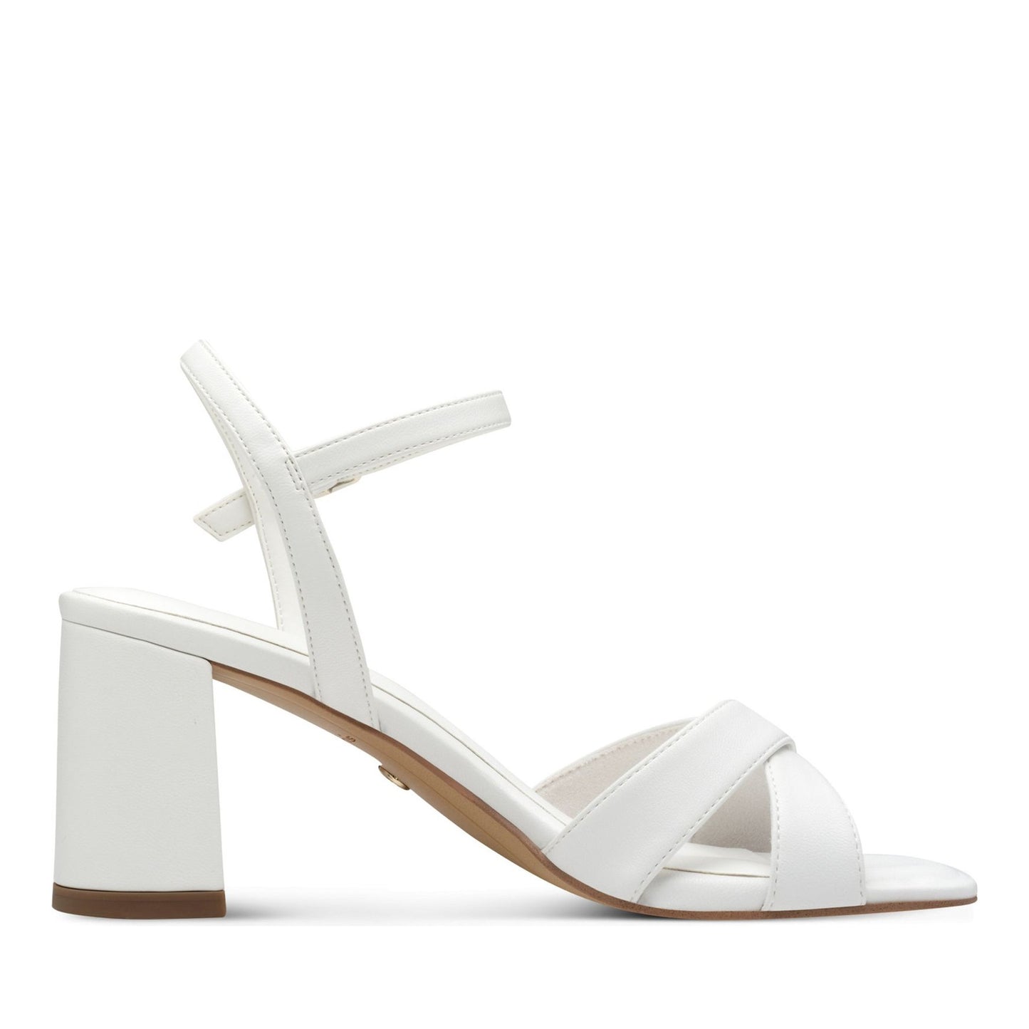 Women's White Open-Toe Sandals