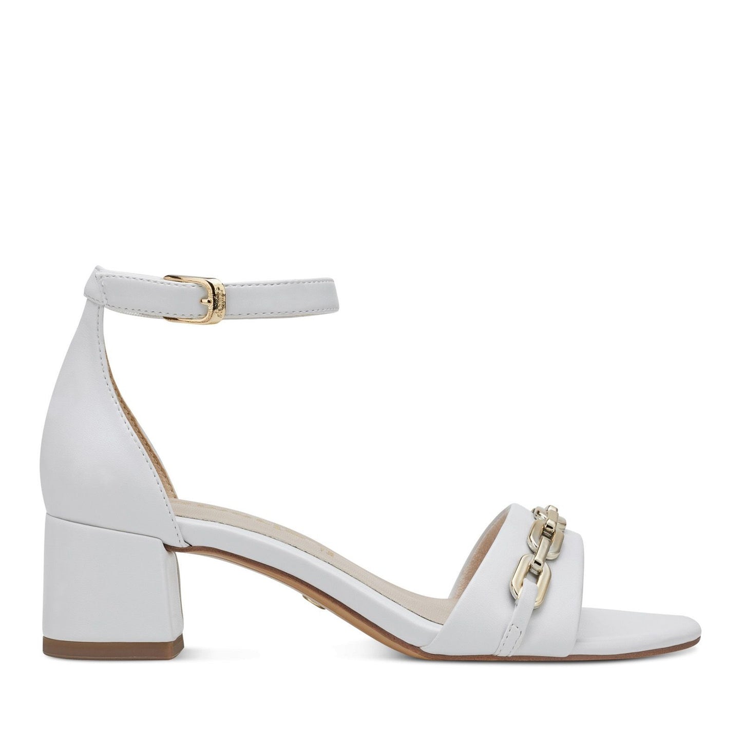Women's White Dress Open-Toe Sandals
