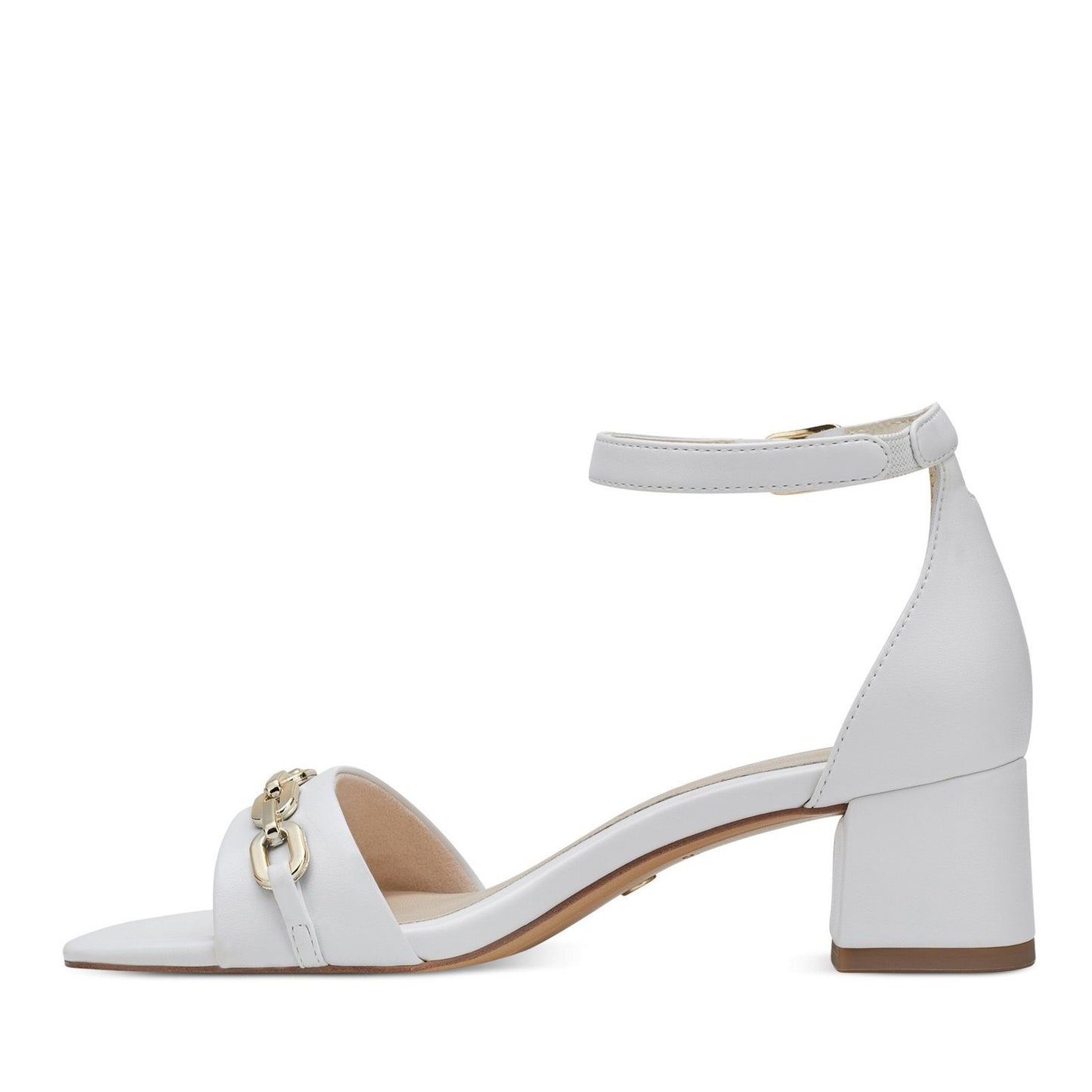 Women's White Dress Open-Toe Sandals