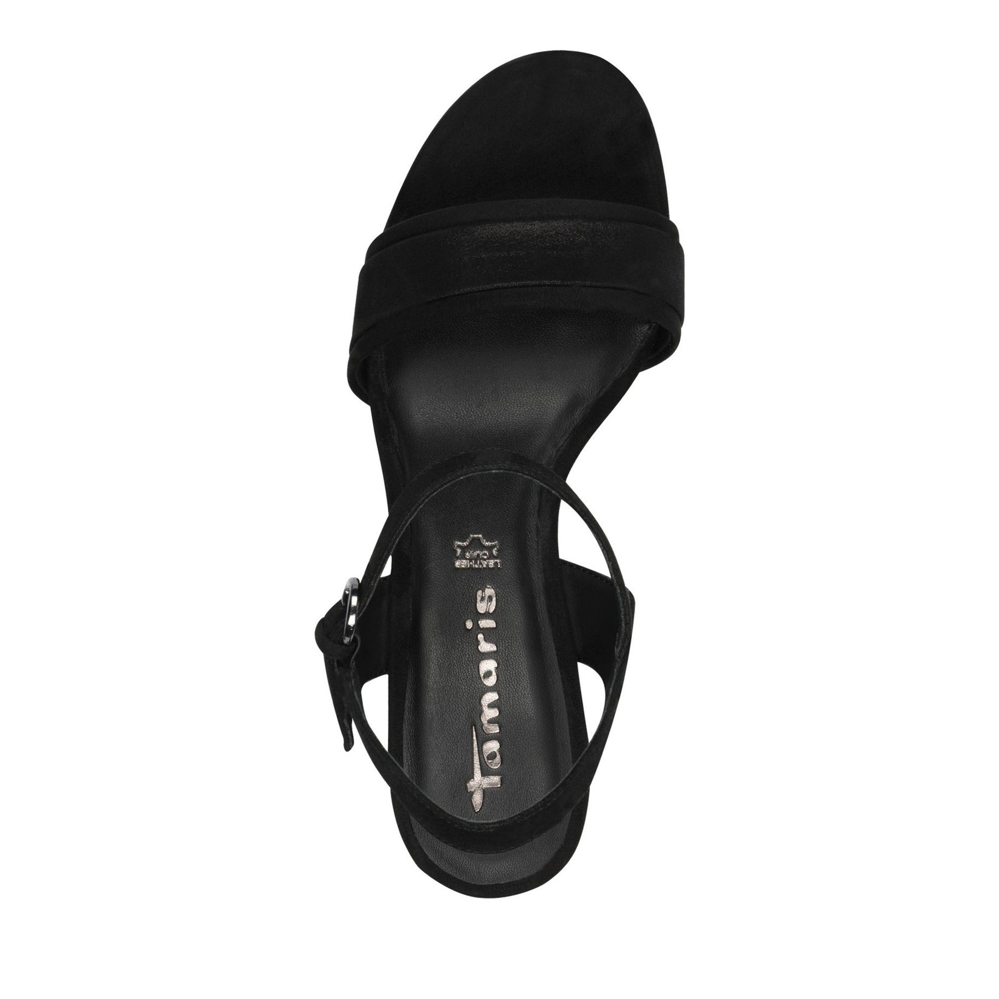 Women's Black Open-Toe Sandals