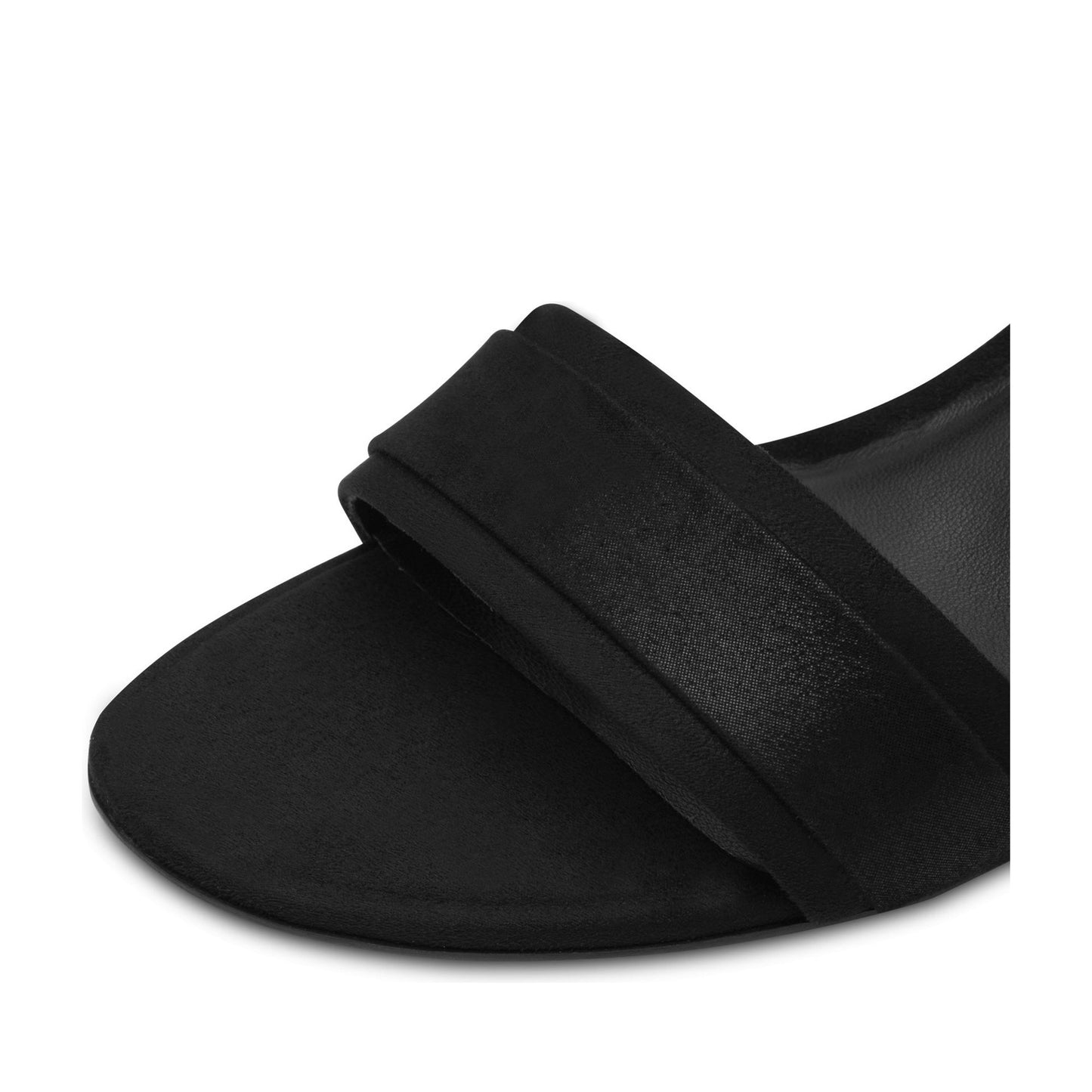 Women's Black Open-Toe Sandals