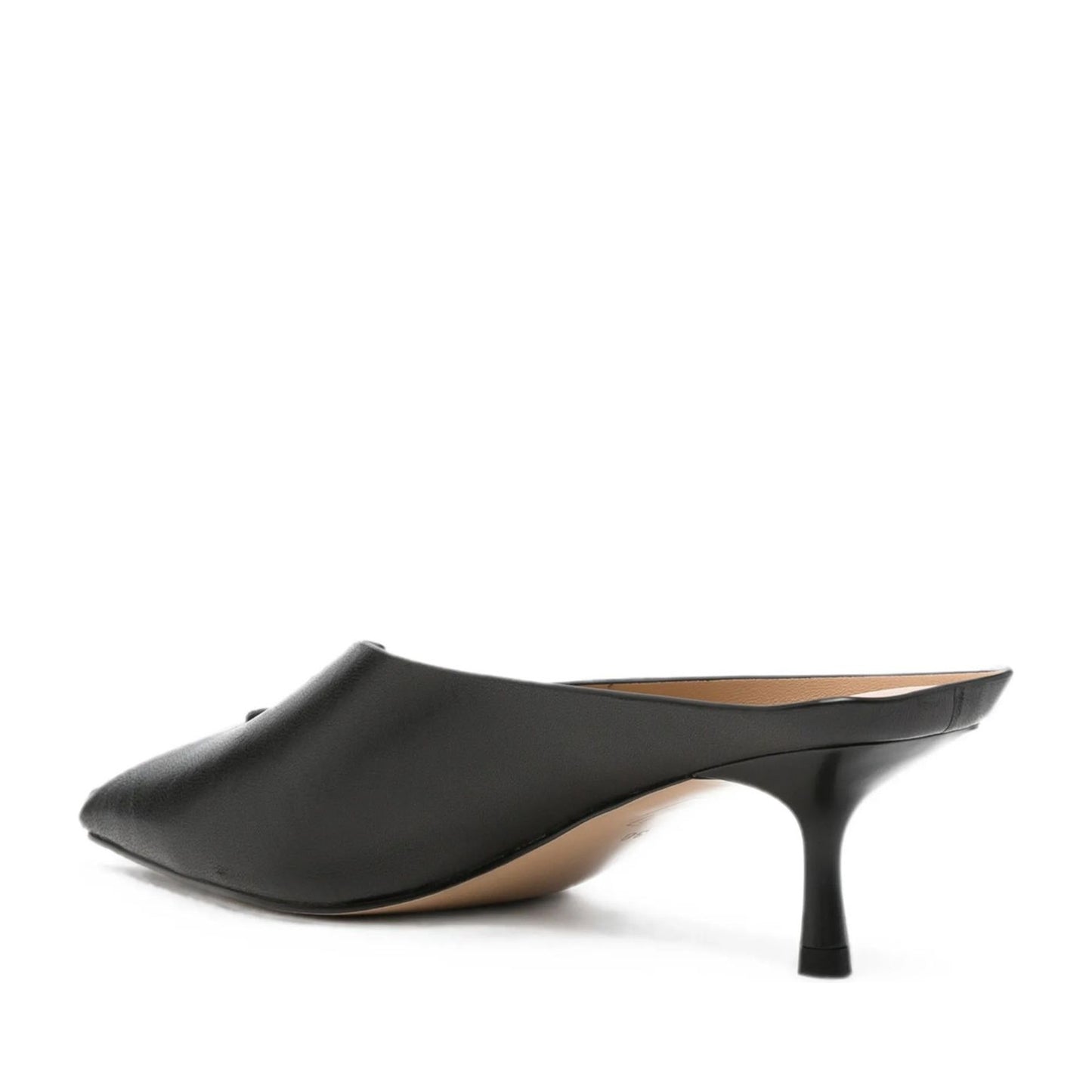 Women's Black Dress Open-Toe Slippers