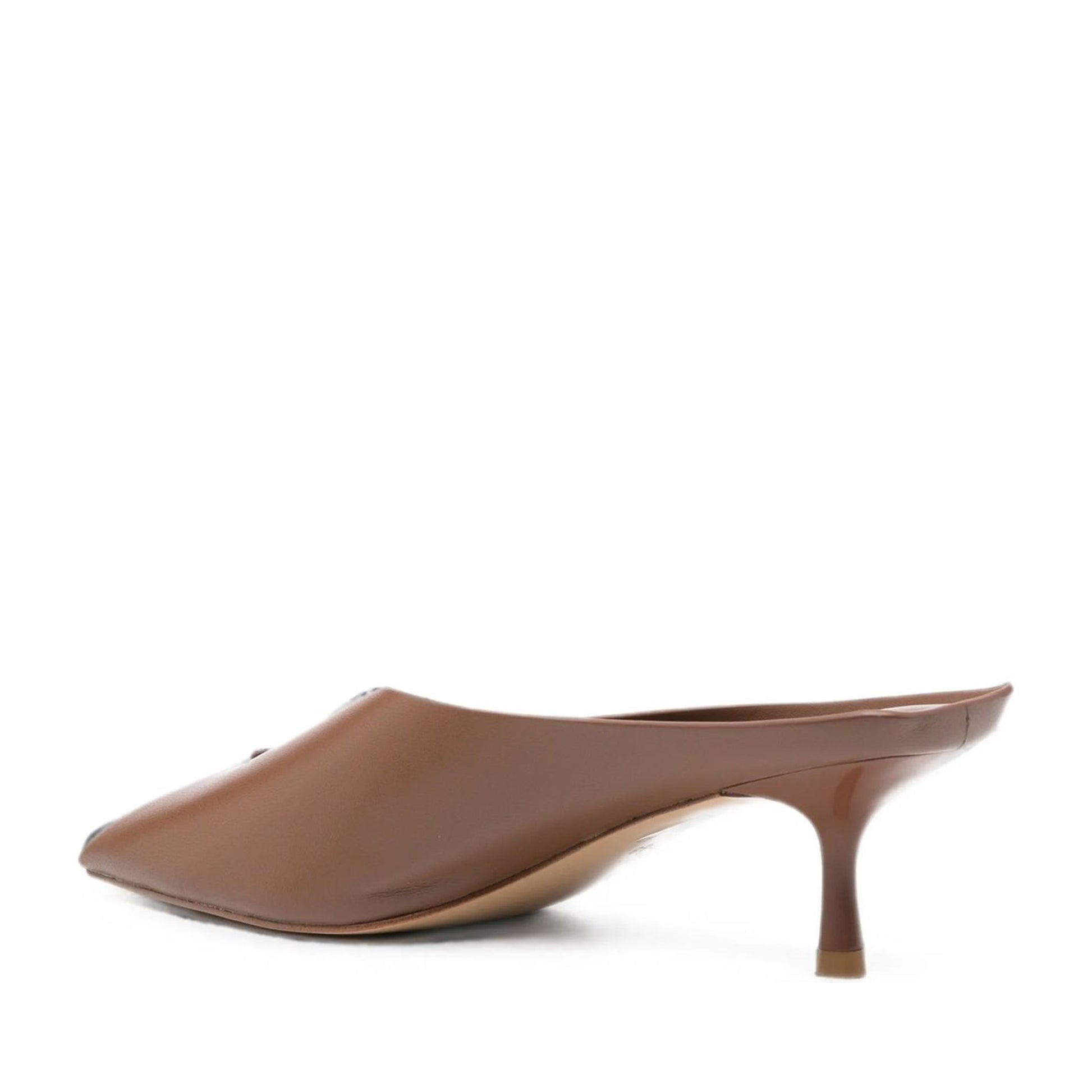 Women's Brown Dress Open-Toe Slippers
