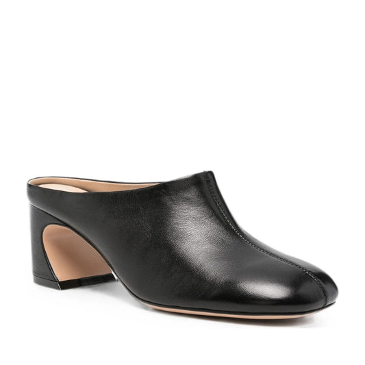 Women's Black Mule Slippers