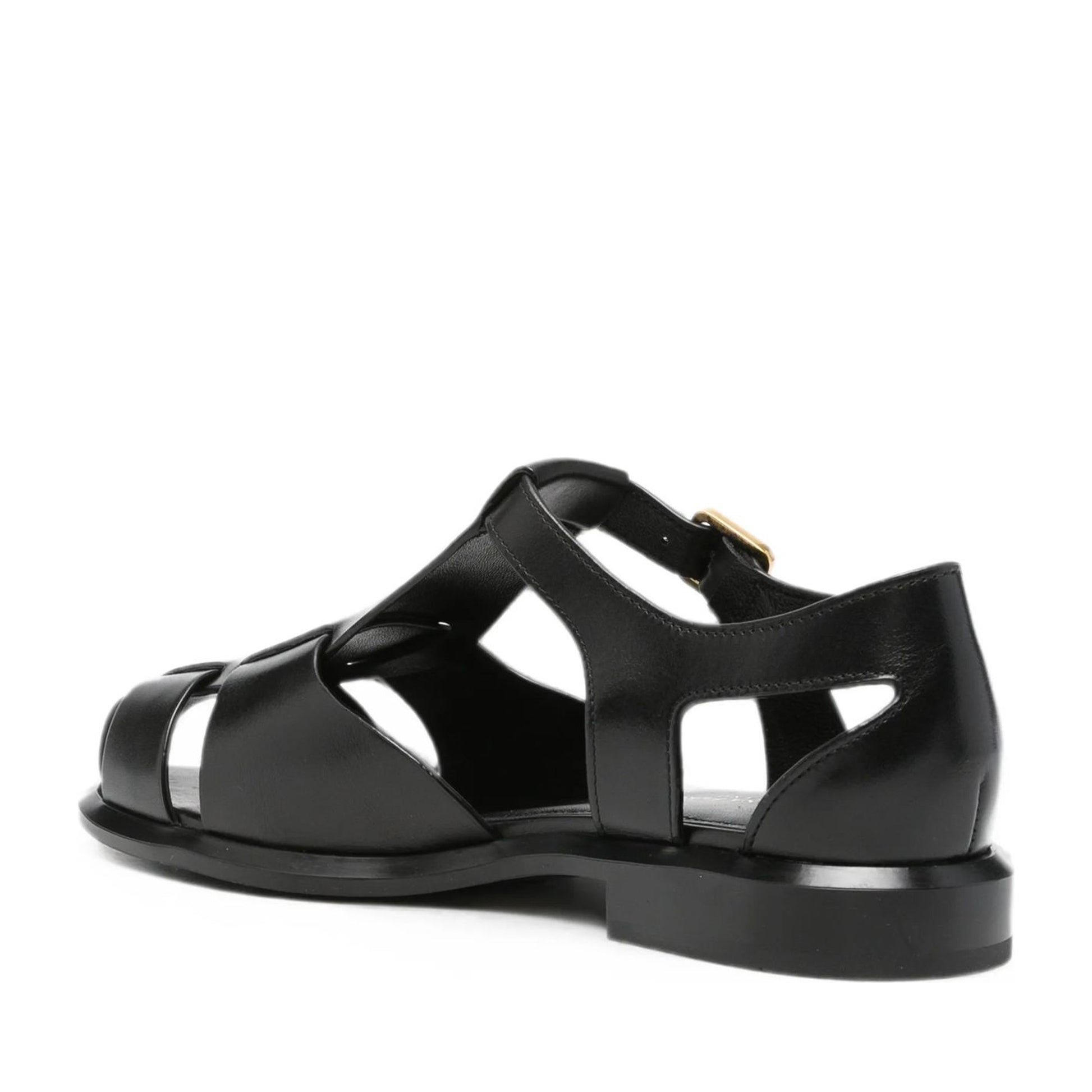 Women's Black Open-Toe Sandals