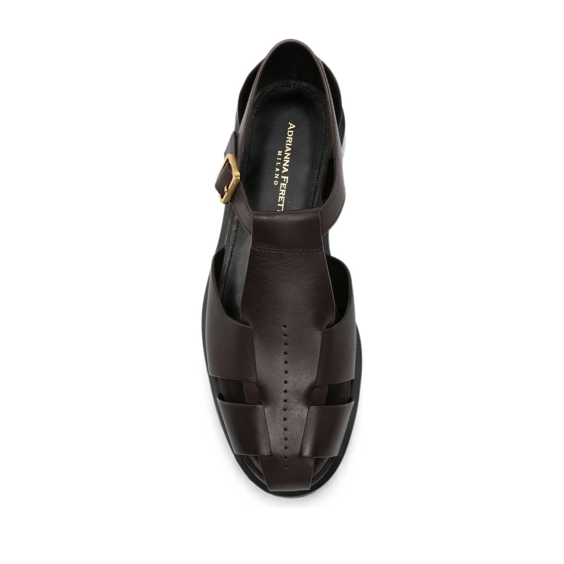 Women's Brown Open-Toe Sandals