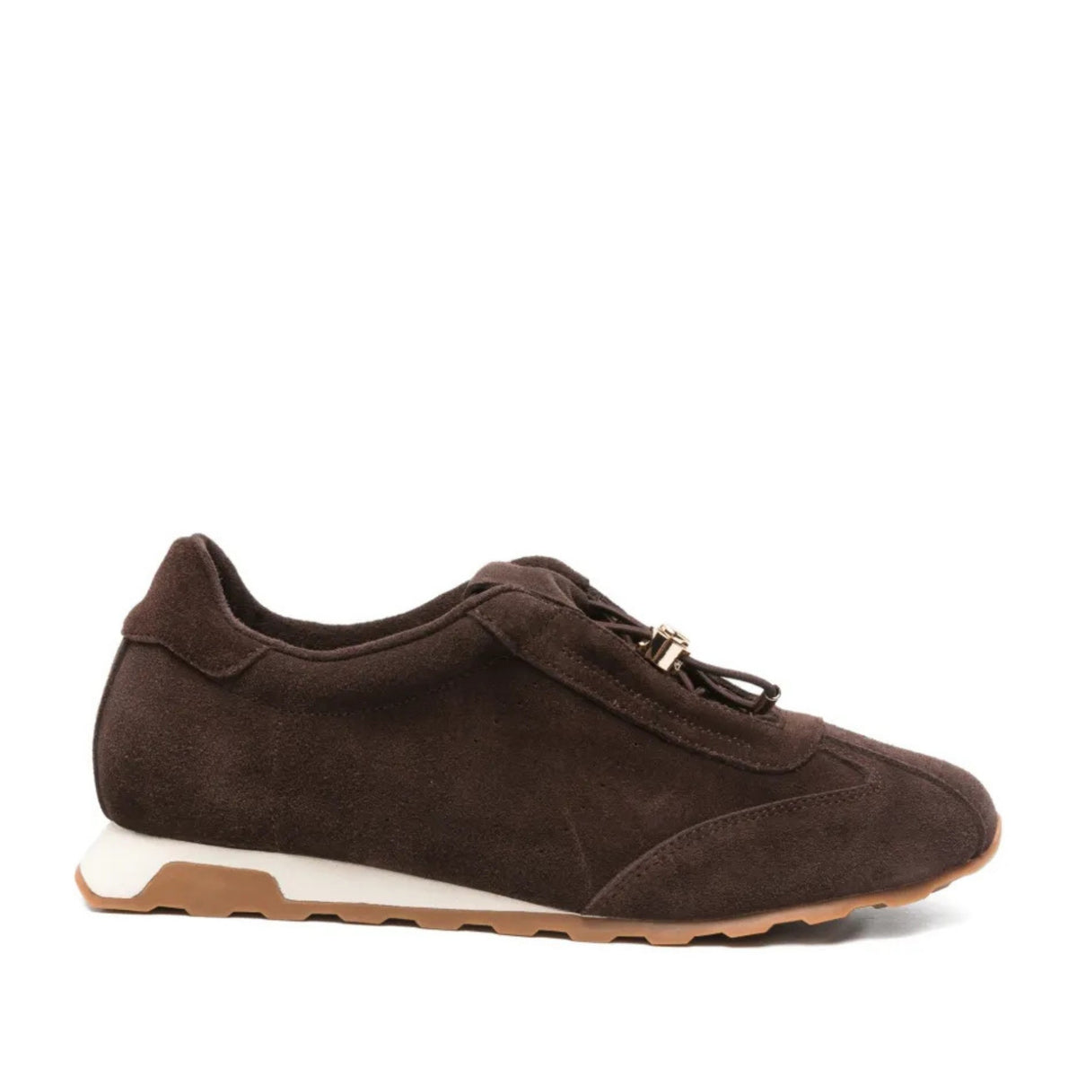 Women's Brown Wedge Fashion Sneakers