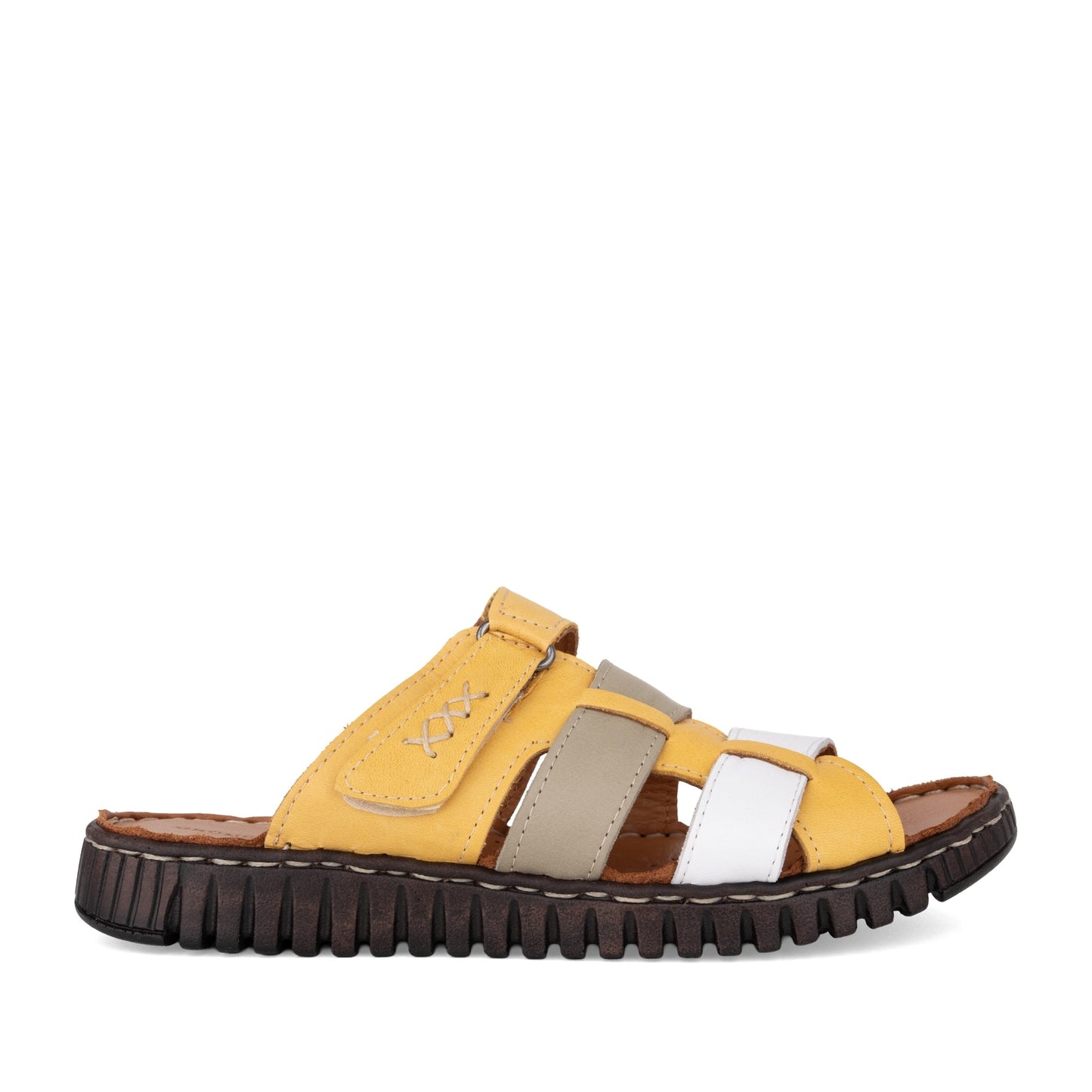 Women's Multicolor Open-Toe Slippers
