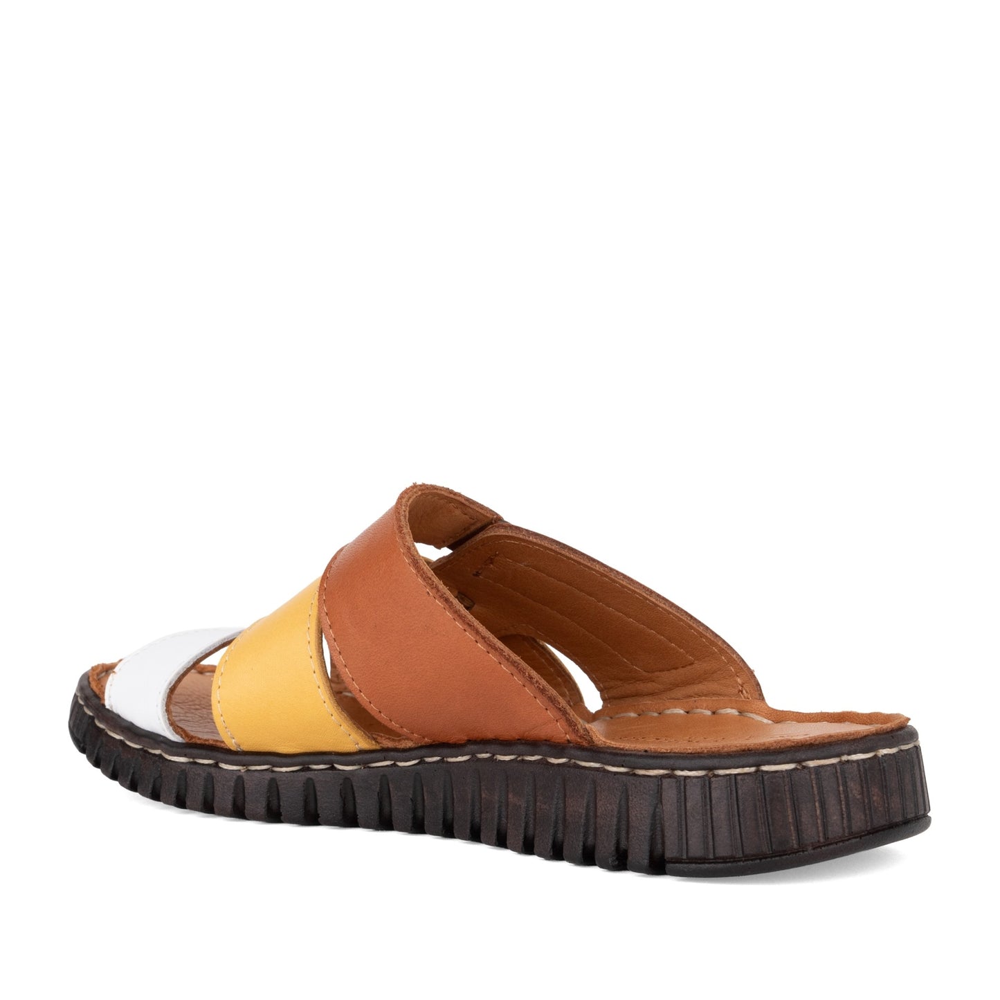 Women's Multicolor Open-Toe Slippers